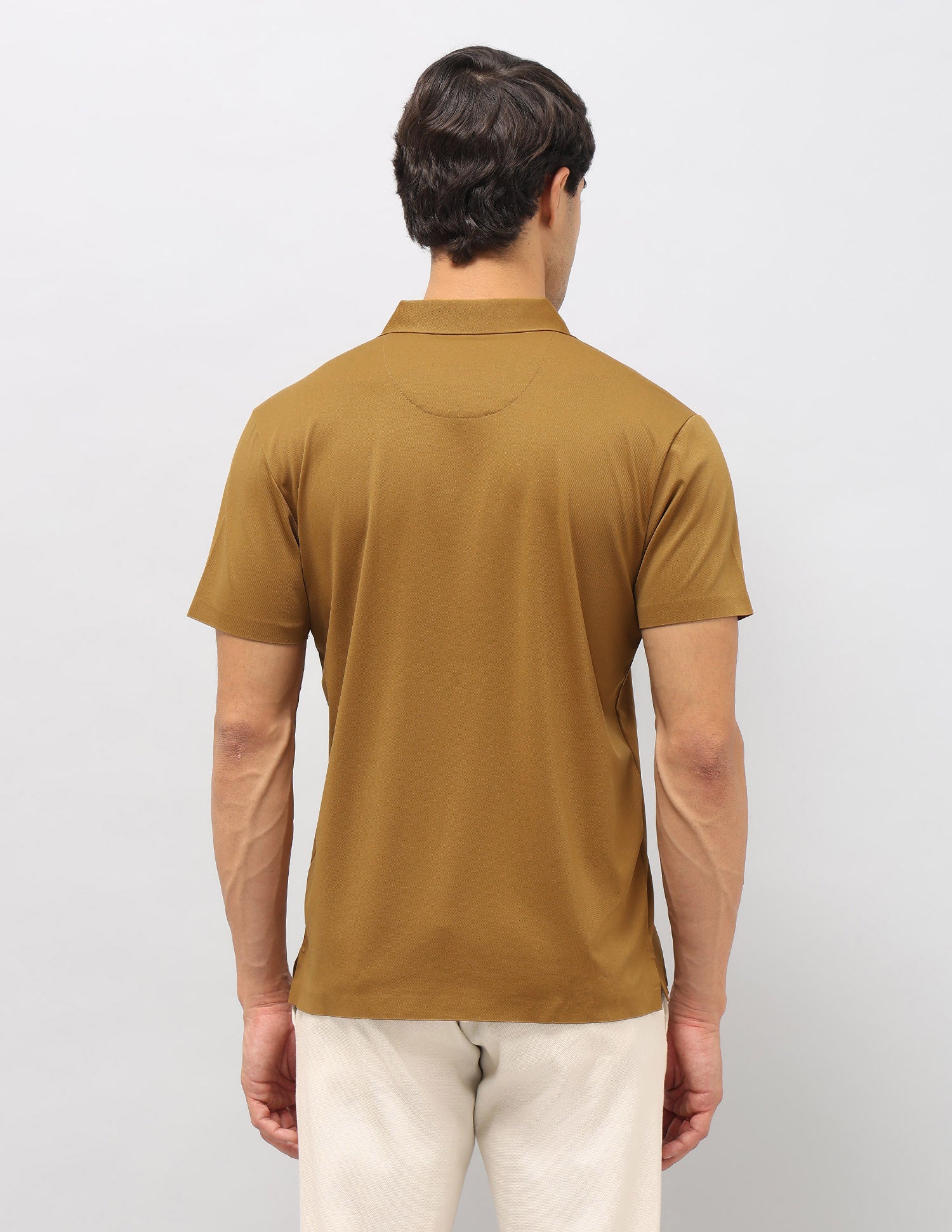 Slim Fit Solid Polo Shirt Brown - U.S. POLO ASSN. | Large