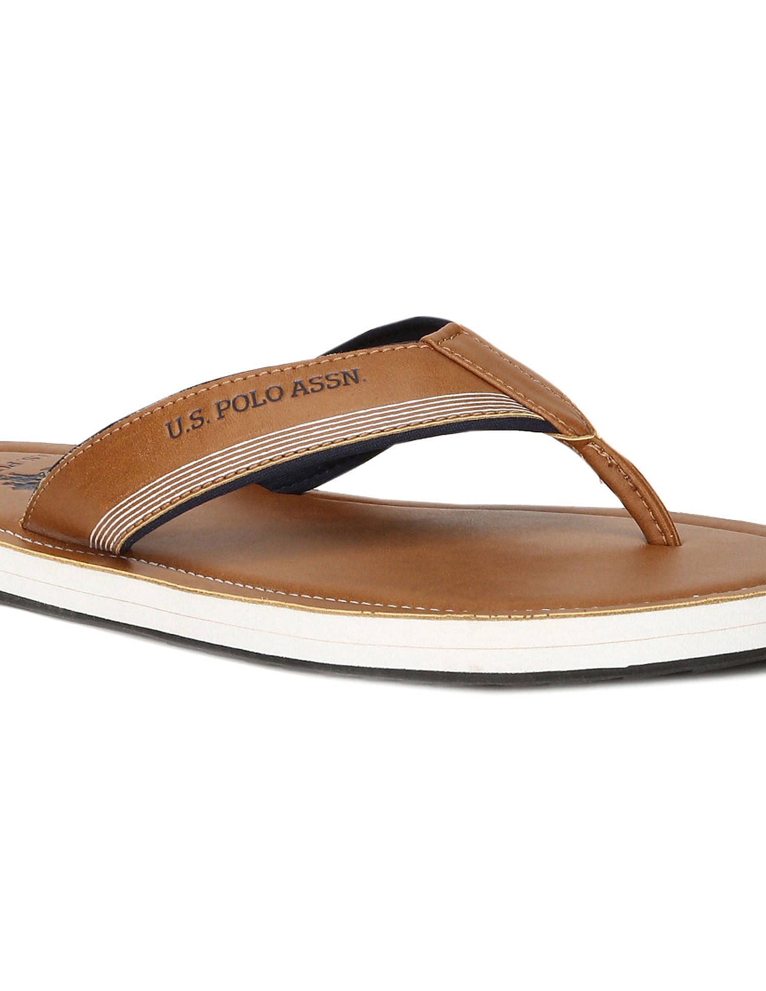 Men Ovi 3 Slippers Tan - U.S. POLO ASSN. | Large