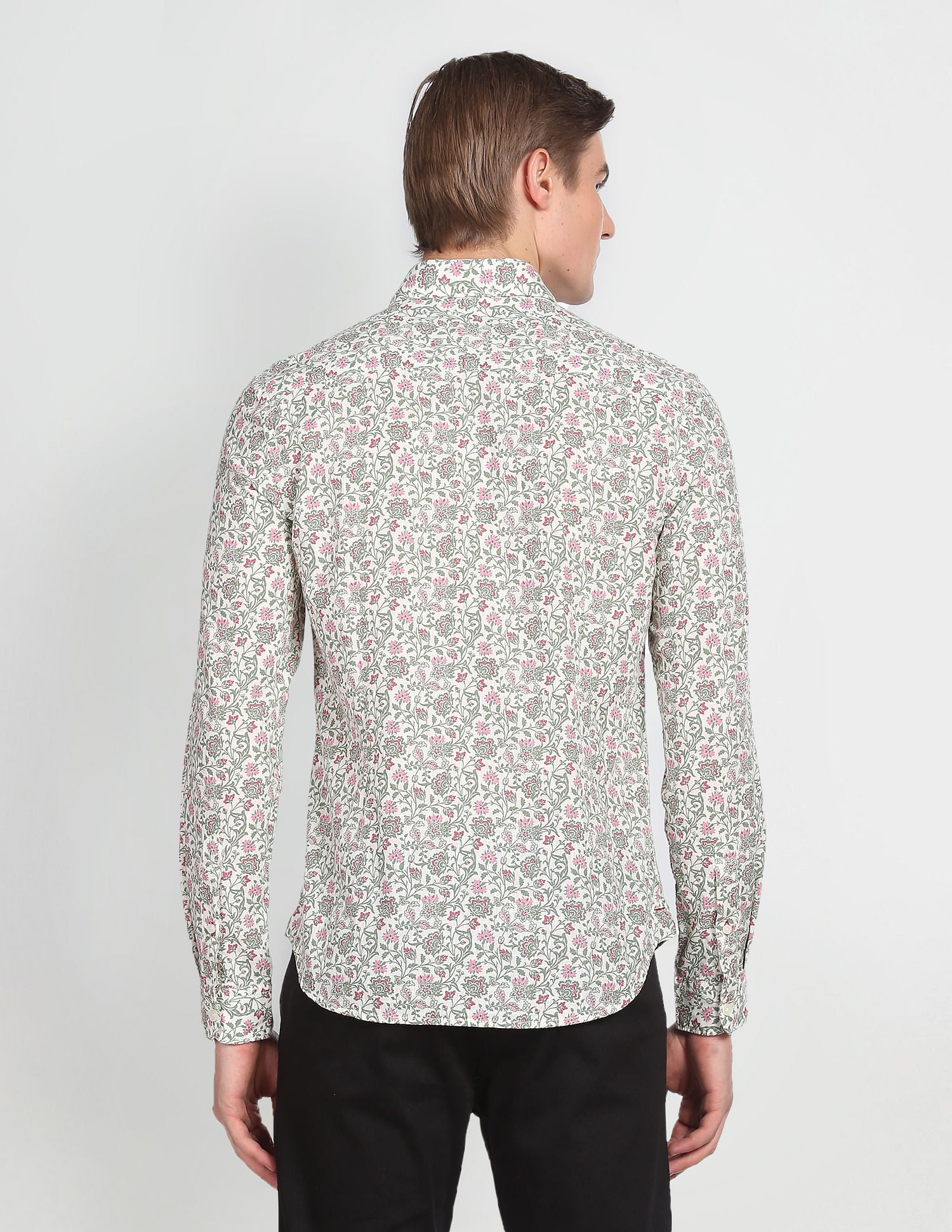 Floral Print Pure Cotton Shirt – U.S. Polo Assn. India