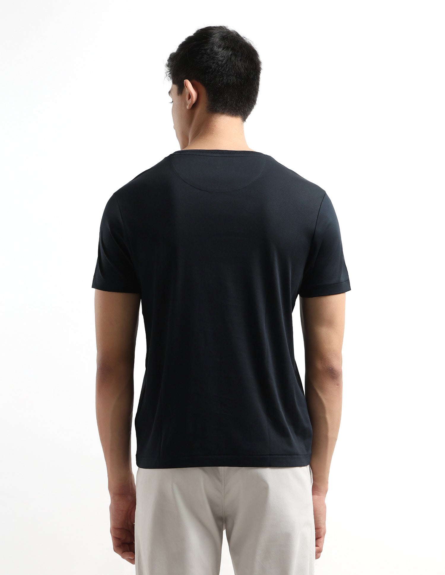 Regular Fit Solid T-shirt Navy - U.S. POLO ASSN. | Large