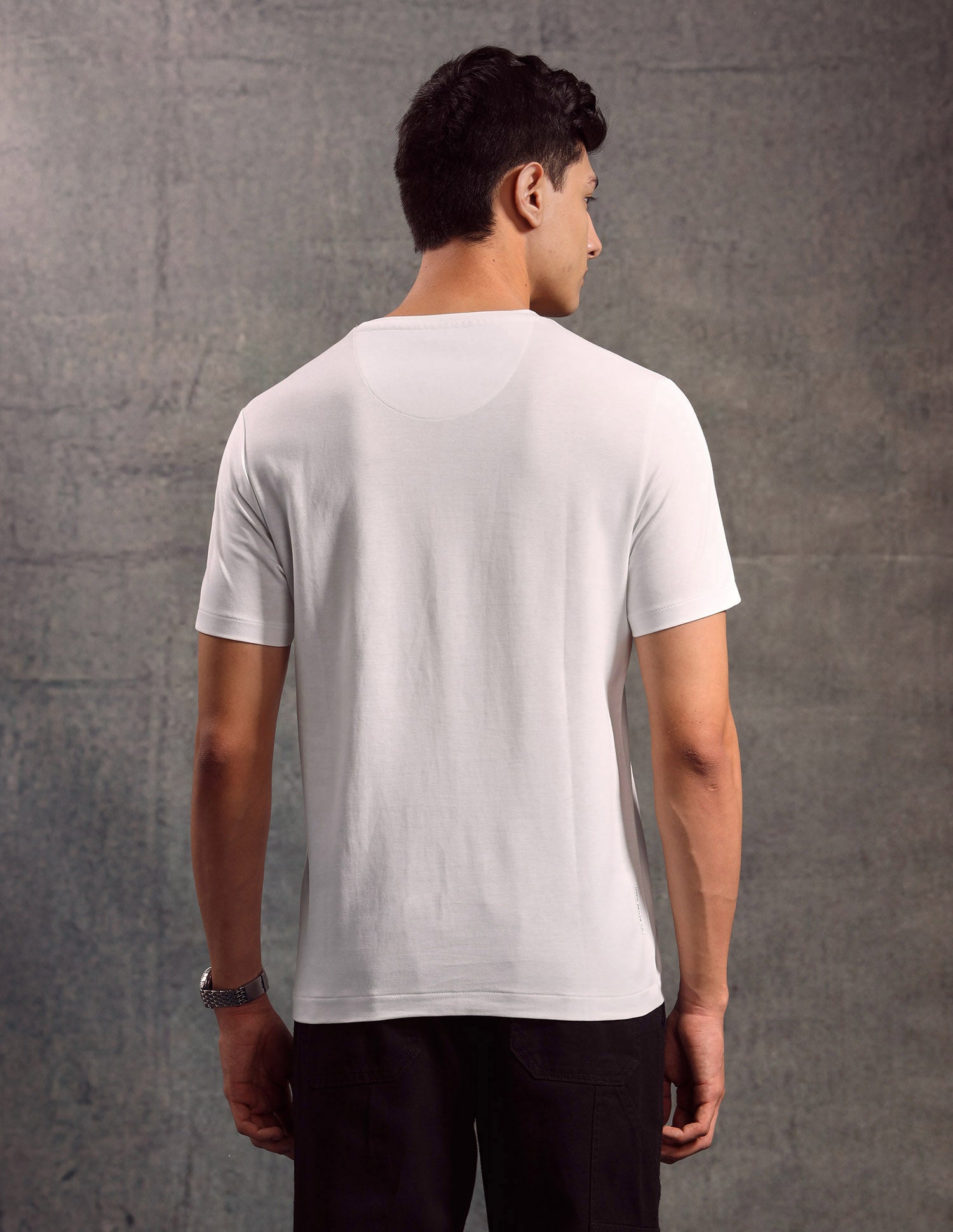 Brand Embossed Regular Fit T-shirt White - U.S. POLO ASSN. | Large