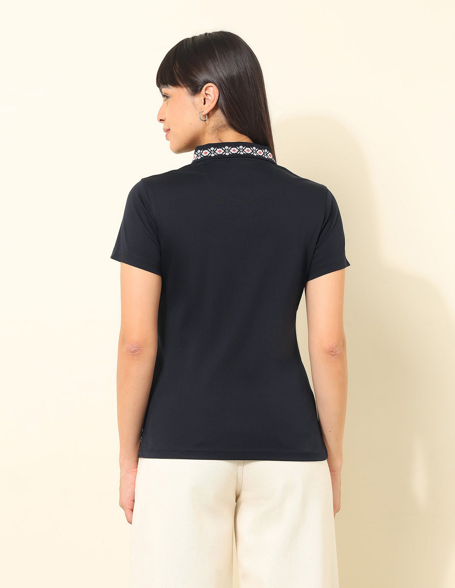 Regular Fit Solid Polo Shirt Black - U.S. POLO ASSN. | Large