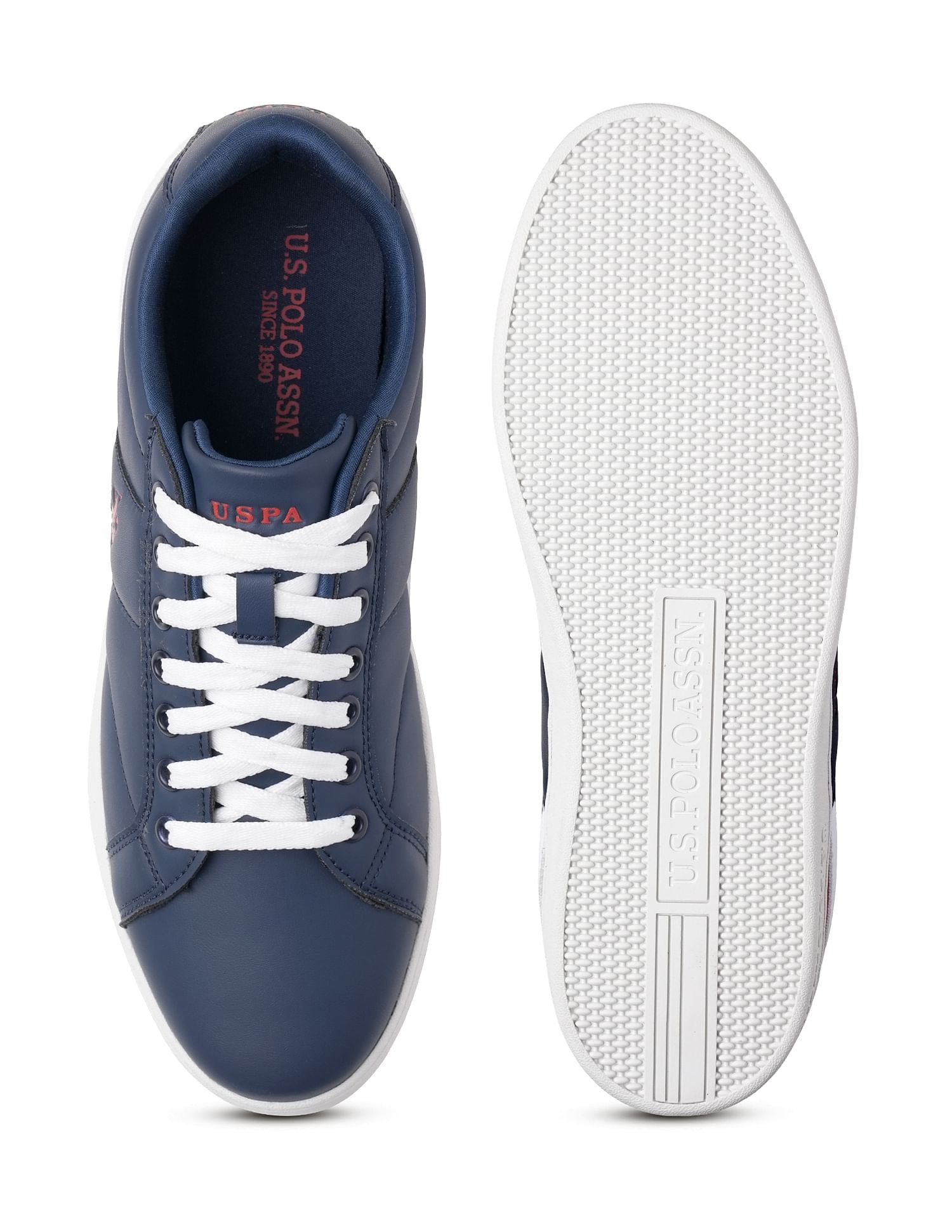 Vince Solid Casual Sneakers Navy - U.S. POLO ASSN. | Large