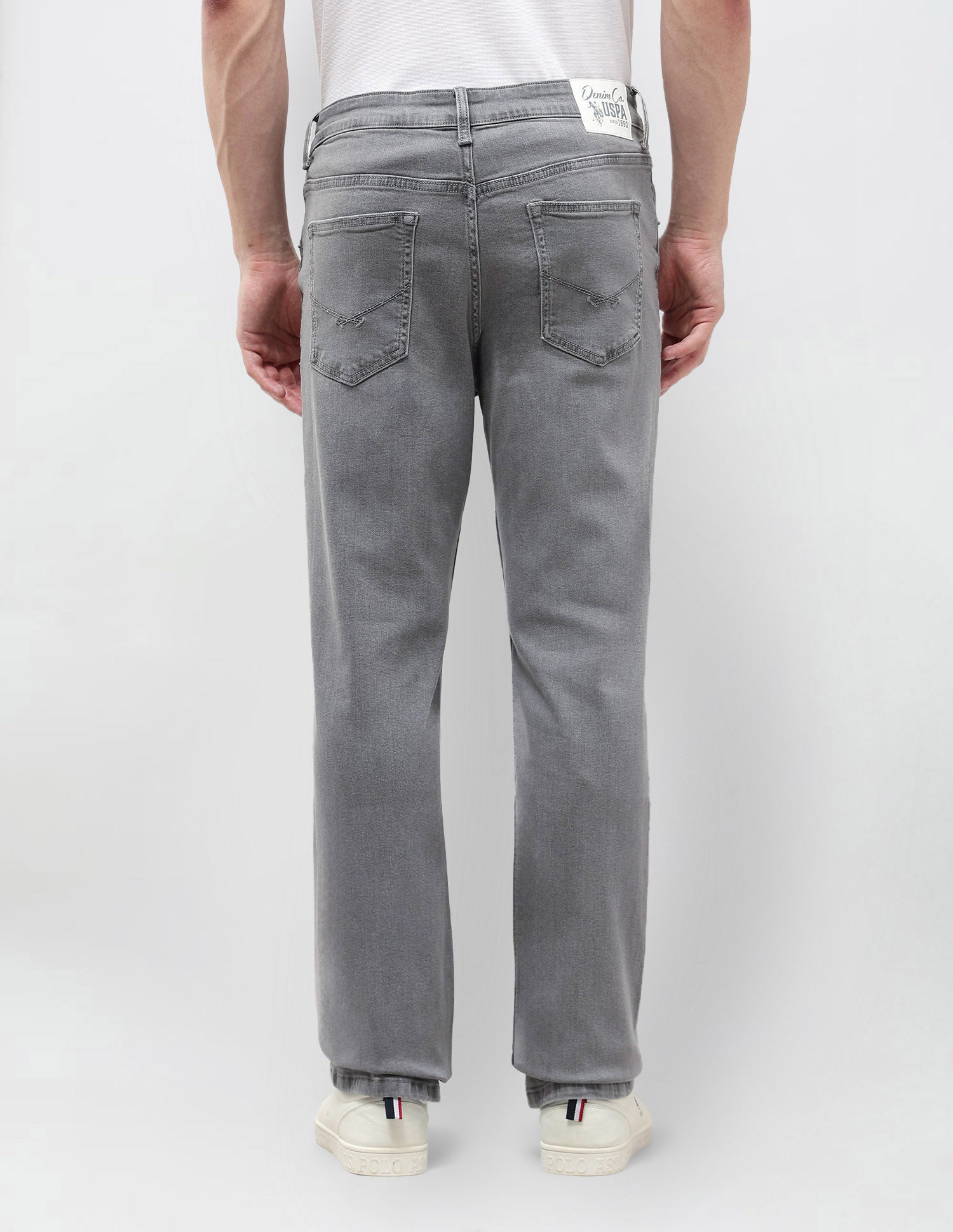 Connor Bootcut Grey Jeans Grey - U.S. POLO ASSN. | Large