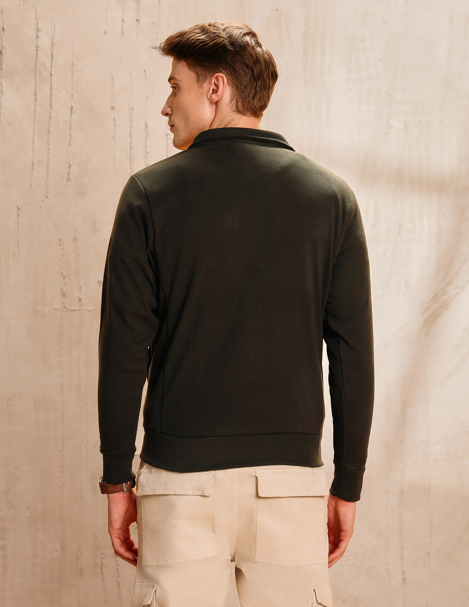 Solid Legend Of Horseshoe Sweatshirt Olive - U.S. POLO ASSN. | Large