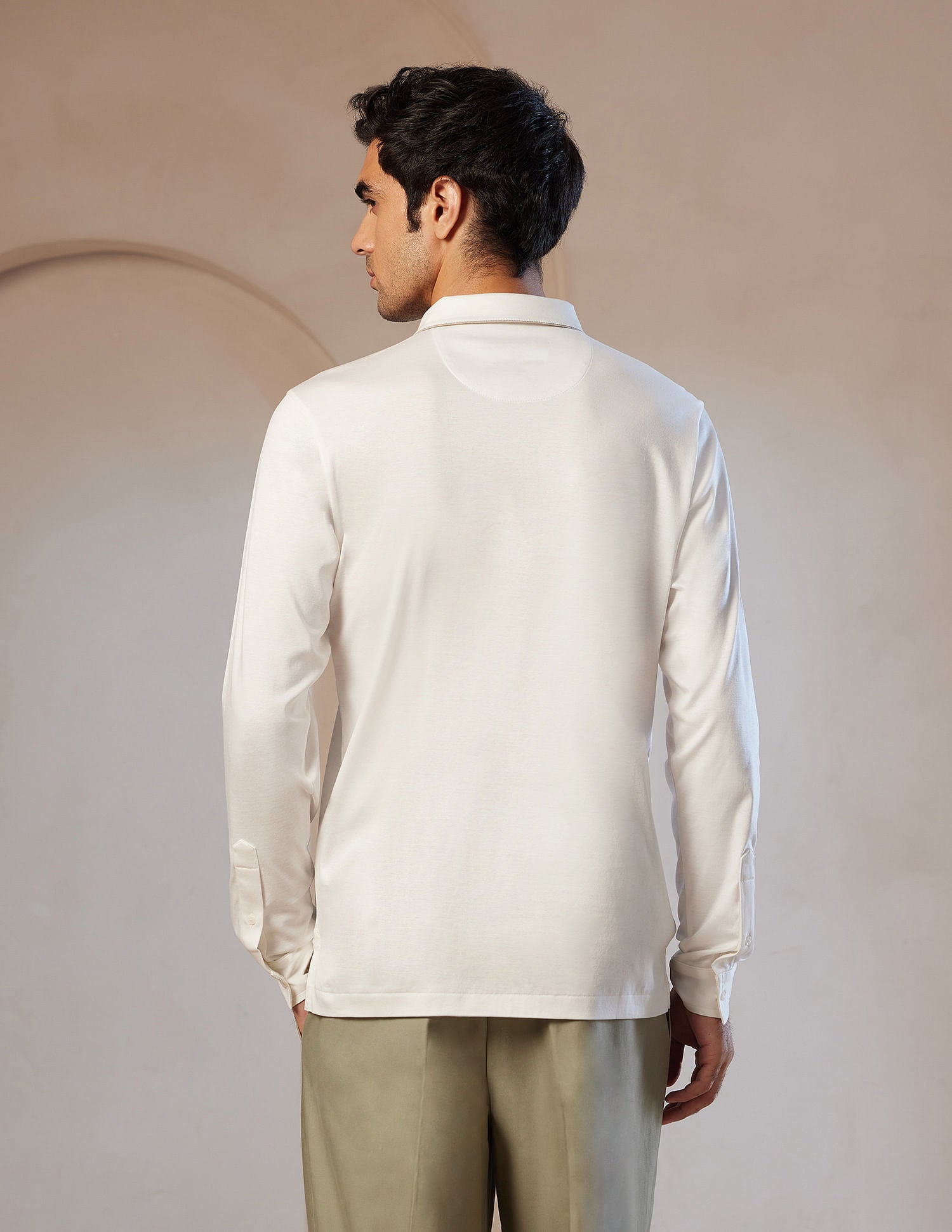 Pacho X Crest Logo Slim Fit Polo Shirt White - U.S. POLO ASSN. | Large