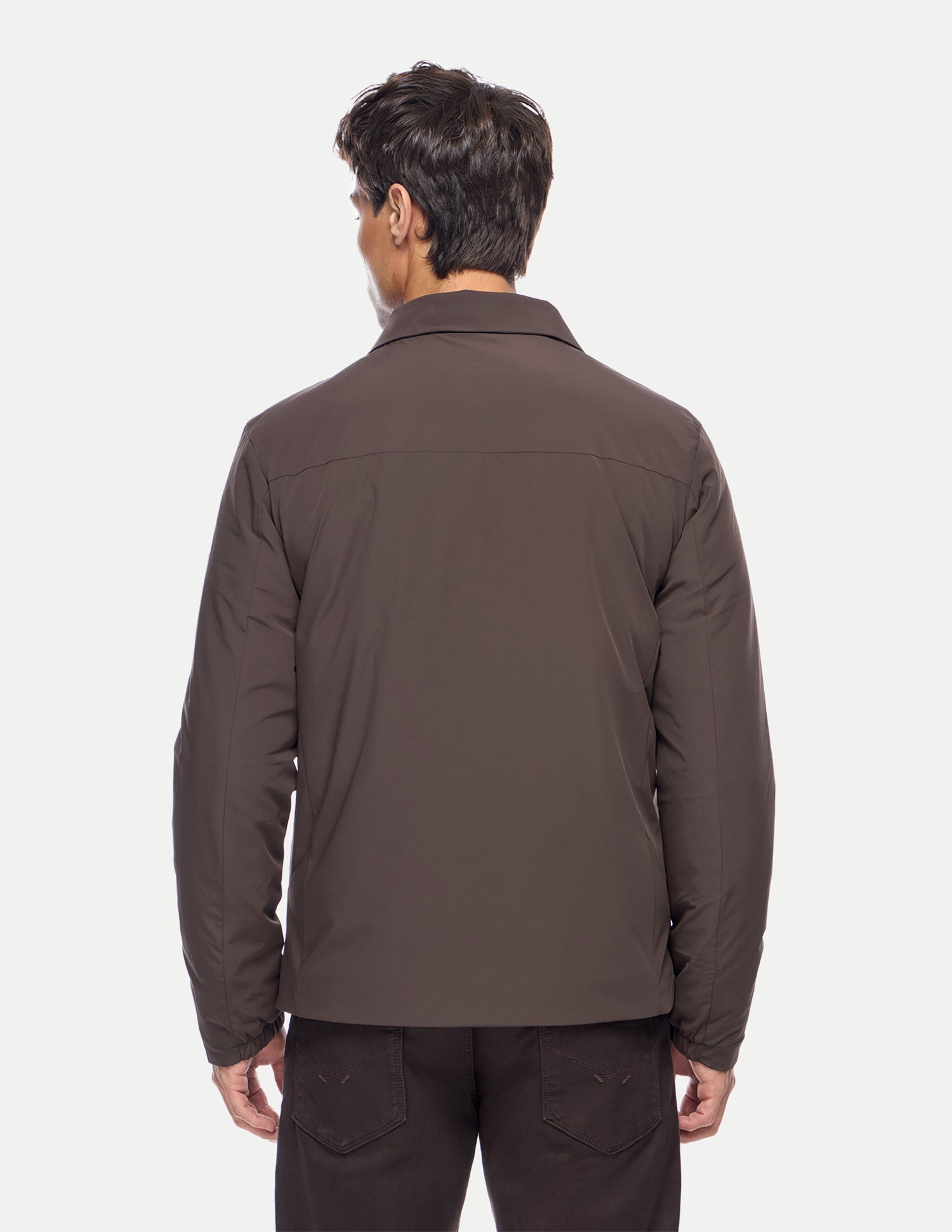 Solid Regular Fit Jacket Brown - U.S. Polo Assn. India | Large