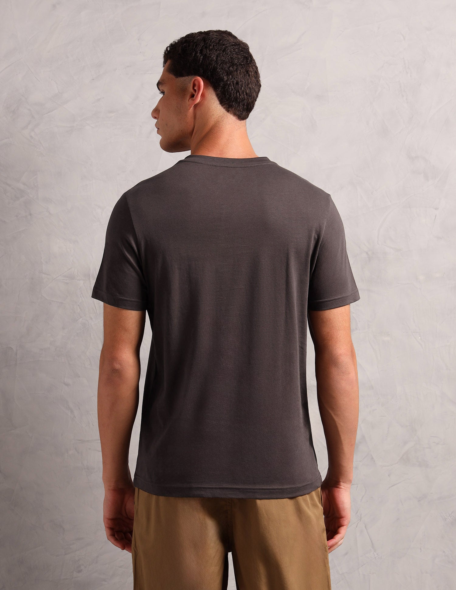 Breathable Comfort Fit I638 Lounge T-Shirt - Pack Of 1 Choco - U.S. POLO ASSN. | Large