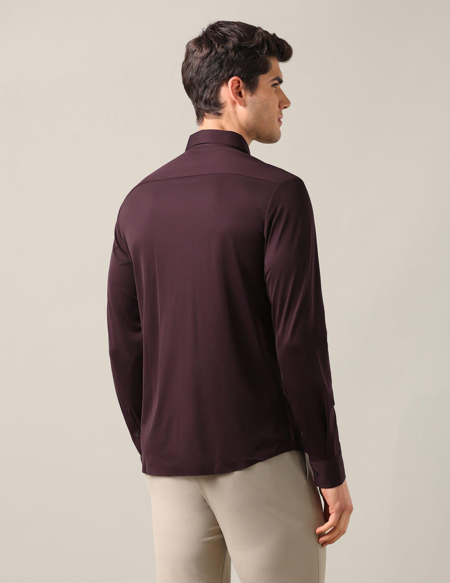 Tailored Fit Knitted Shirt Red - U.S. Polo Assn. India | Large