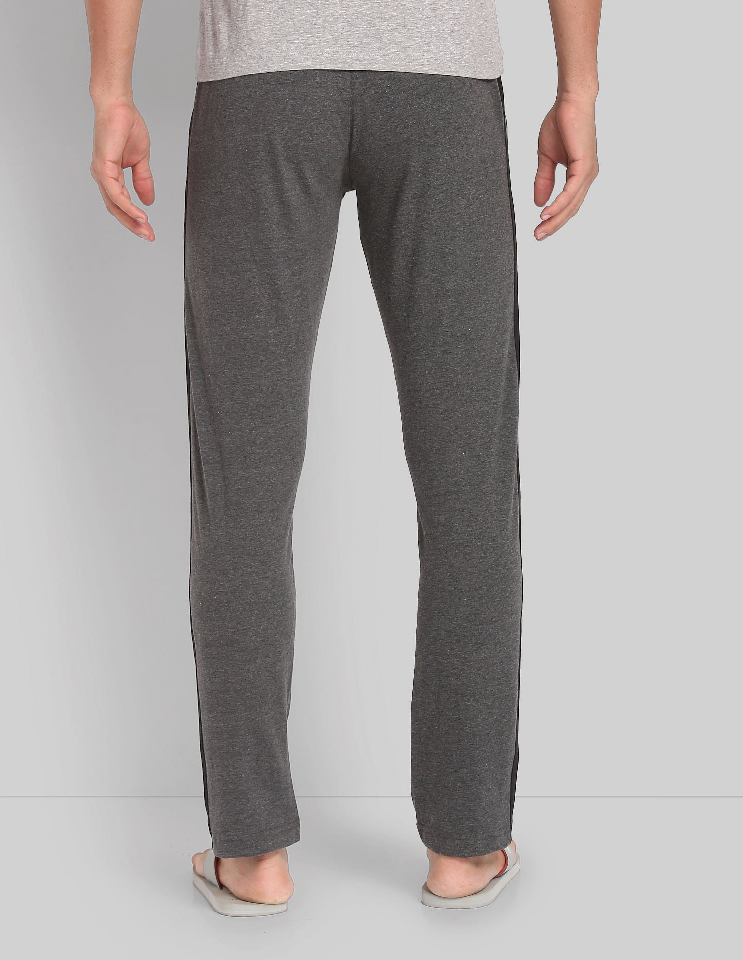 Comfort Fit Cotton Polyester I669 Lounge Track Pants - Pack Of 1 Charcoal - U.S. POLO ASSN. | Large