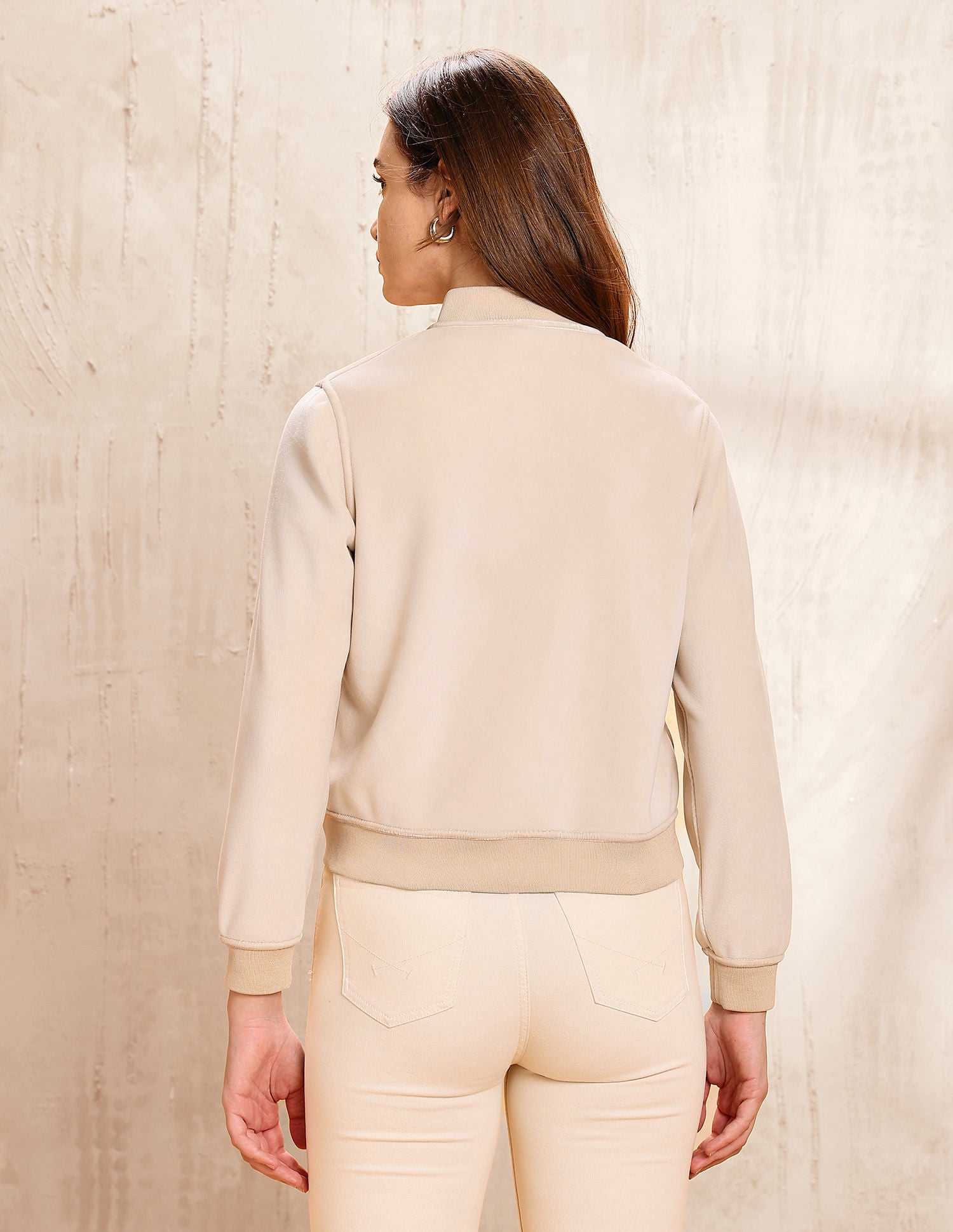 Solid Reversible Bomber Jacket White - U.S. POLO ASSN. | Large