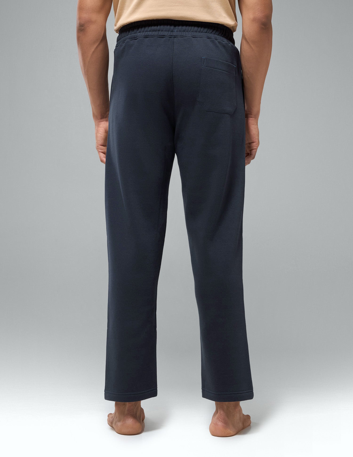 Cotton Fleece Relaxed Fit LR007 Track Pants Navy - U.S. Polo Assn. India | Large