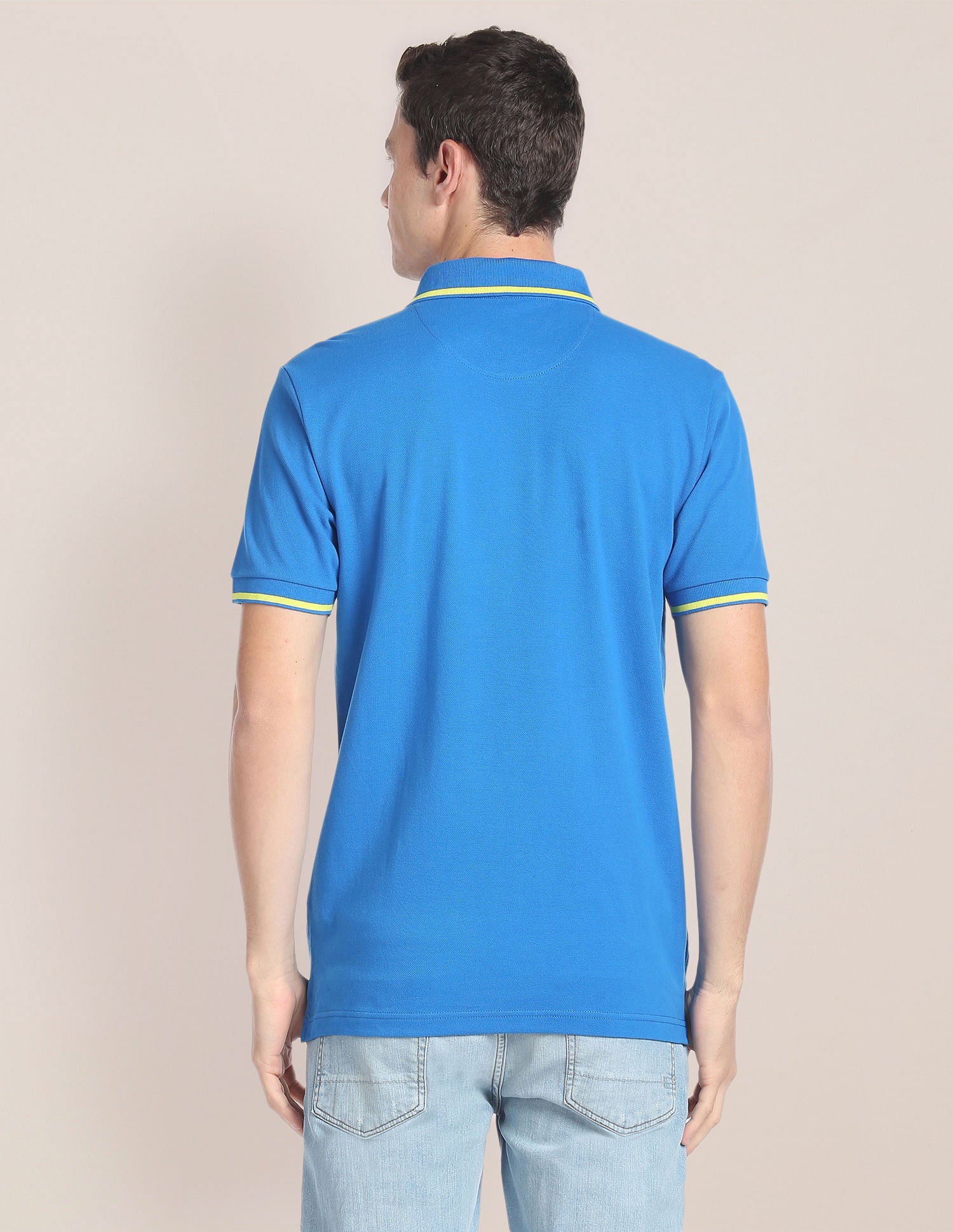 Tipped Collar Cotton Polo Shirt Us Polo Assn India 8823