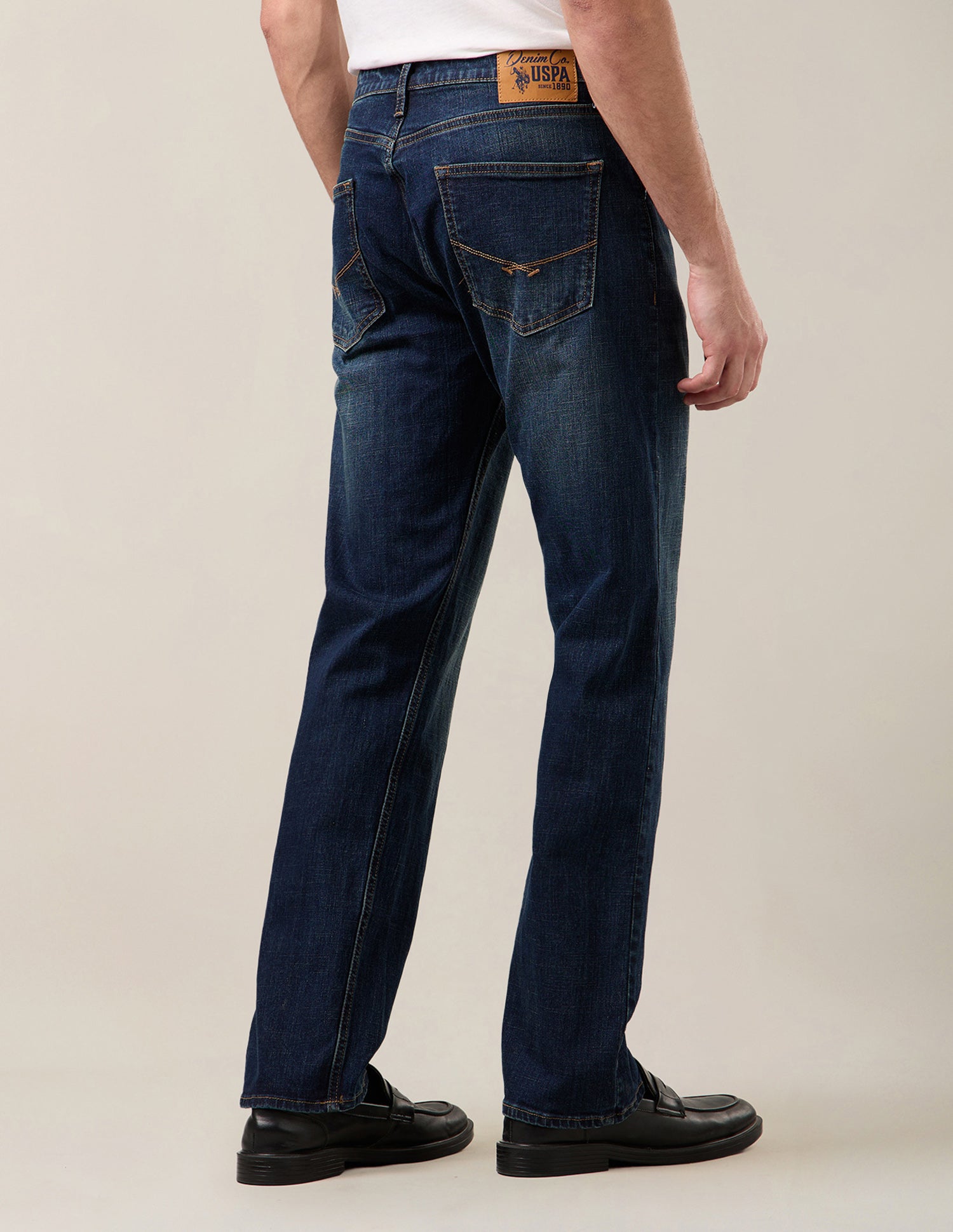 Mason Regular Straight Fit Blue Jeans Dark Indigo - U.S. Polo Assn. India | Large