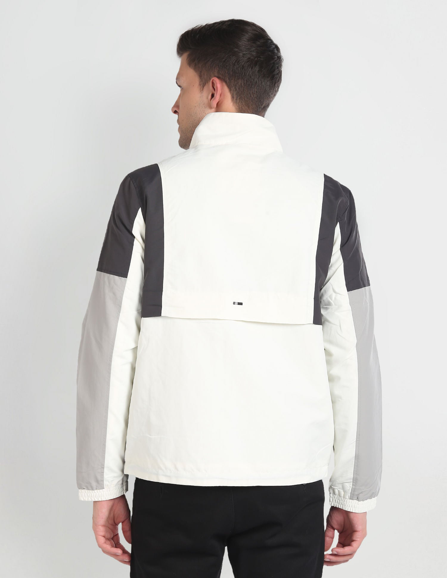 Colour Block Casual Jacket White - U.S. POLO ASSN. | Large