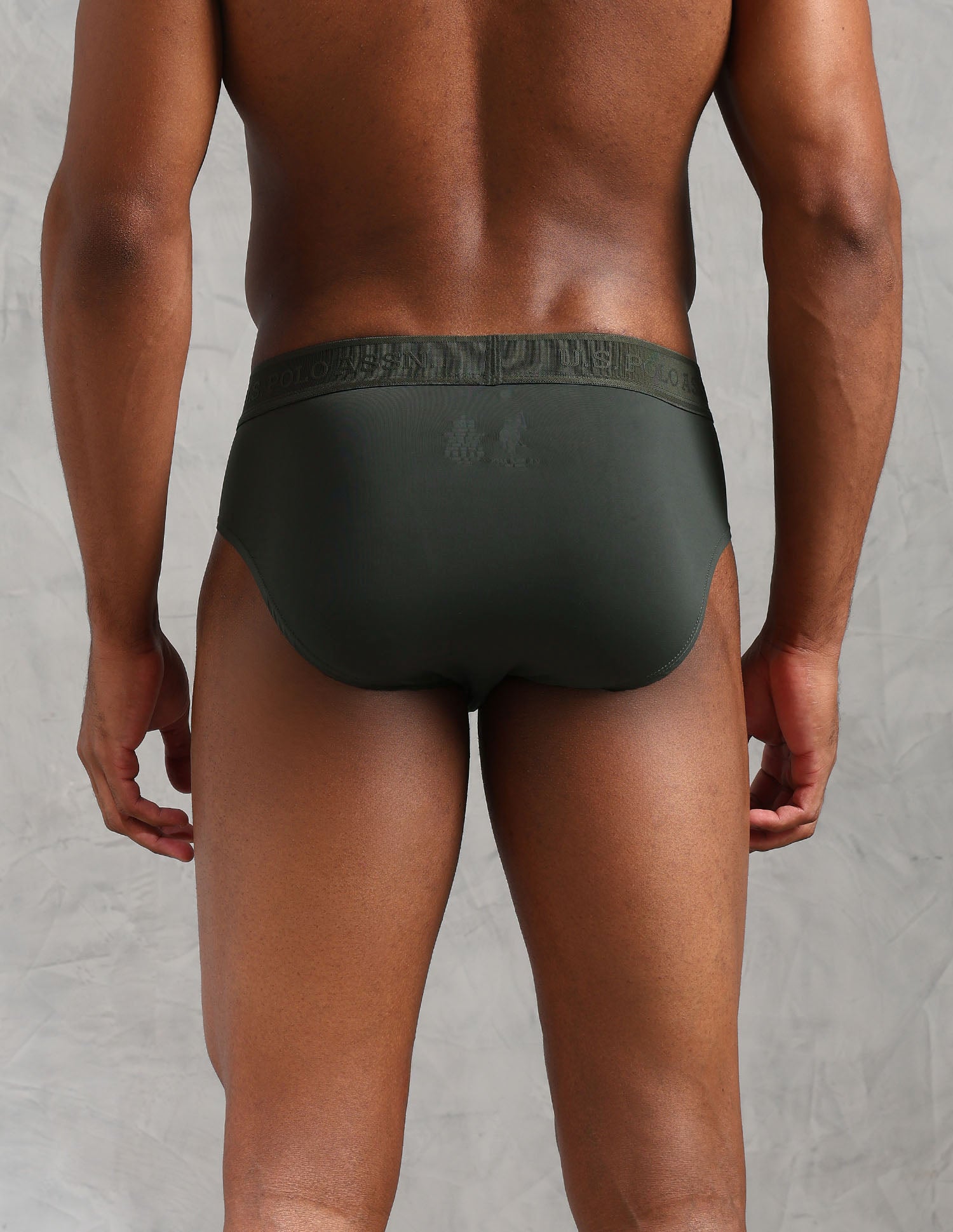 Moisture Wicking AB001 Active Briefs - Pack Of 1 Olive - U.S. POLO ASSN. | Large