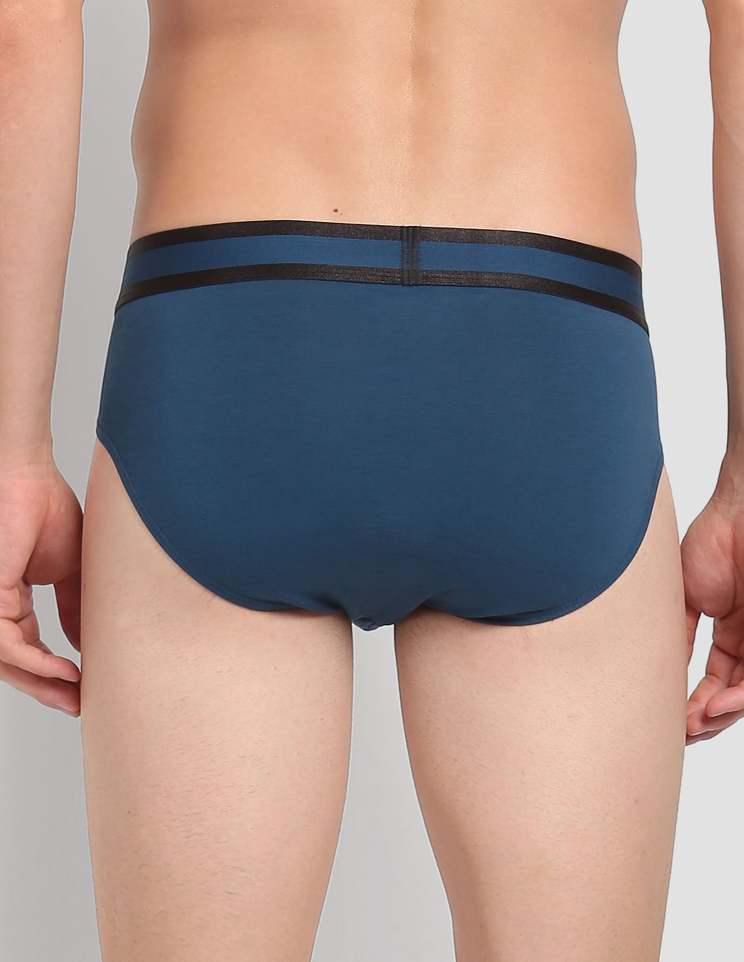 Mid Rise Solid PB001 Premium Briefs - Pack Of 1 Blue Opal - U.S. POLO ASSN. | Large