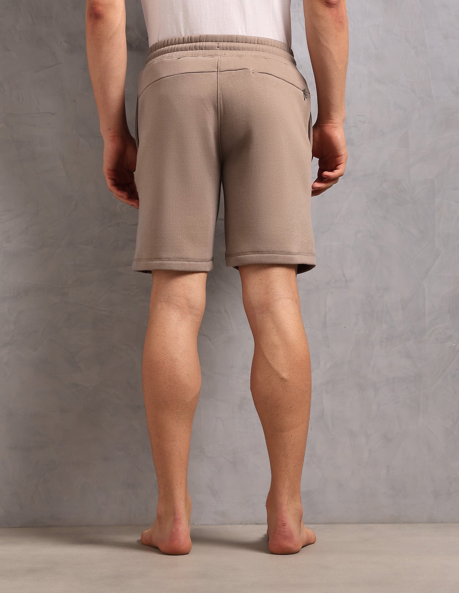 Cotton Terry OES10 Lounge Shorts - Pack Of 1 Light Brown - U.S. POLO ASSN. | Large