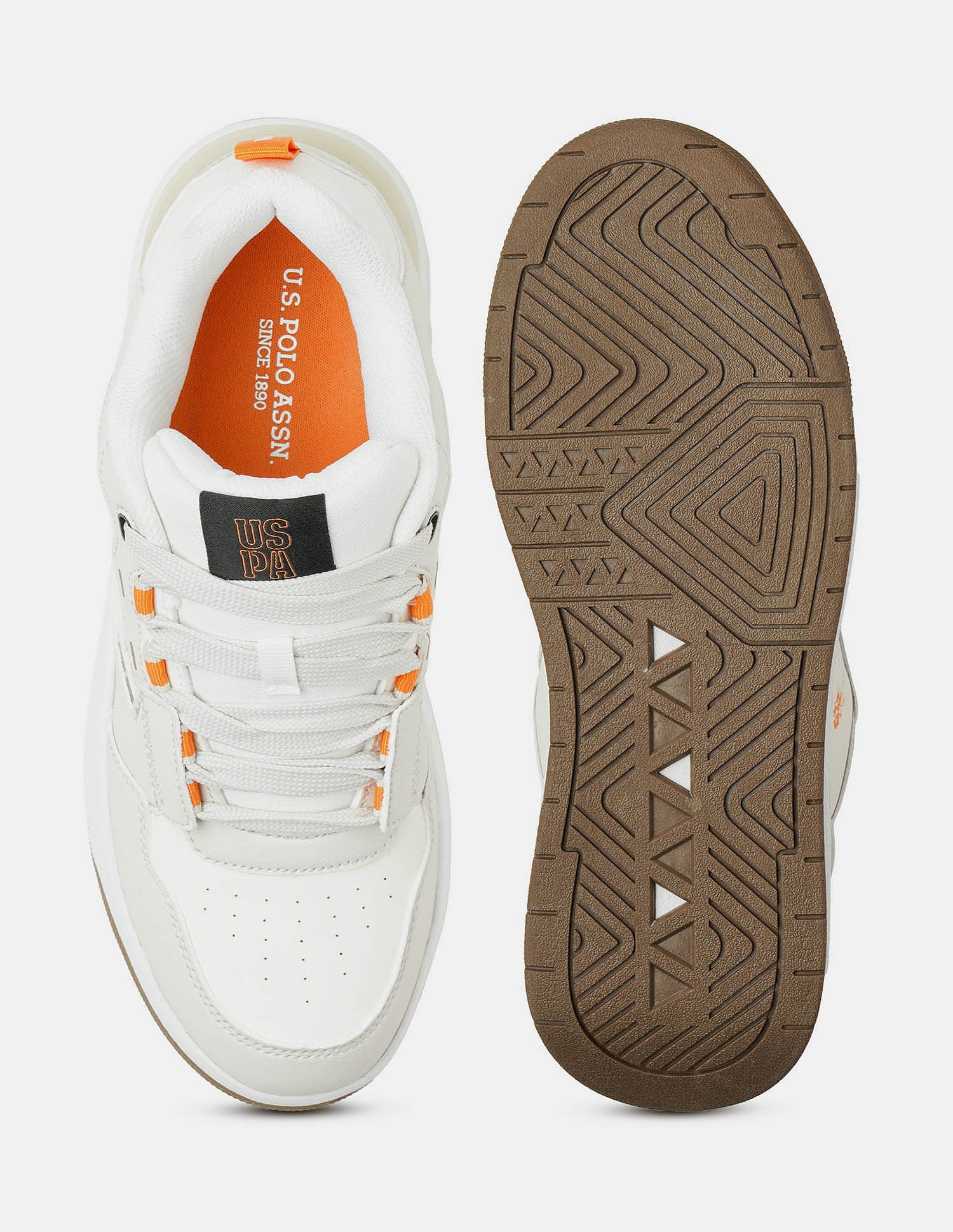 Men Colourblocked Vander Sneakers Beige - U.S. POLO ASSN. | Large