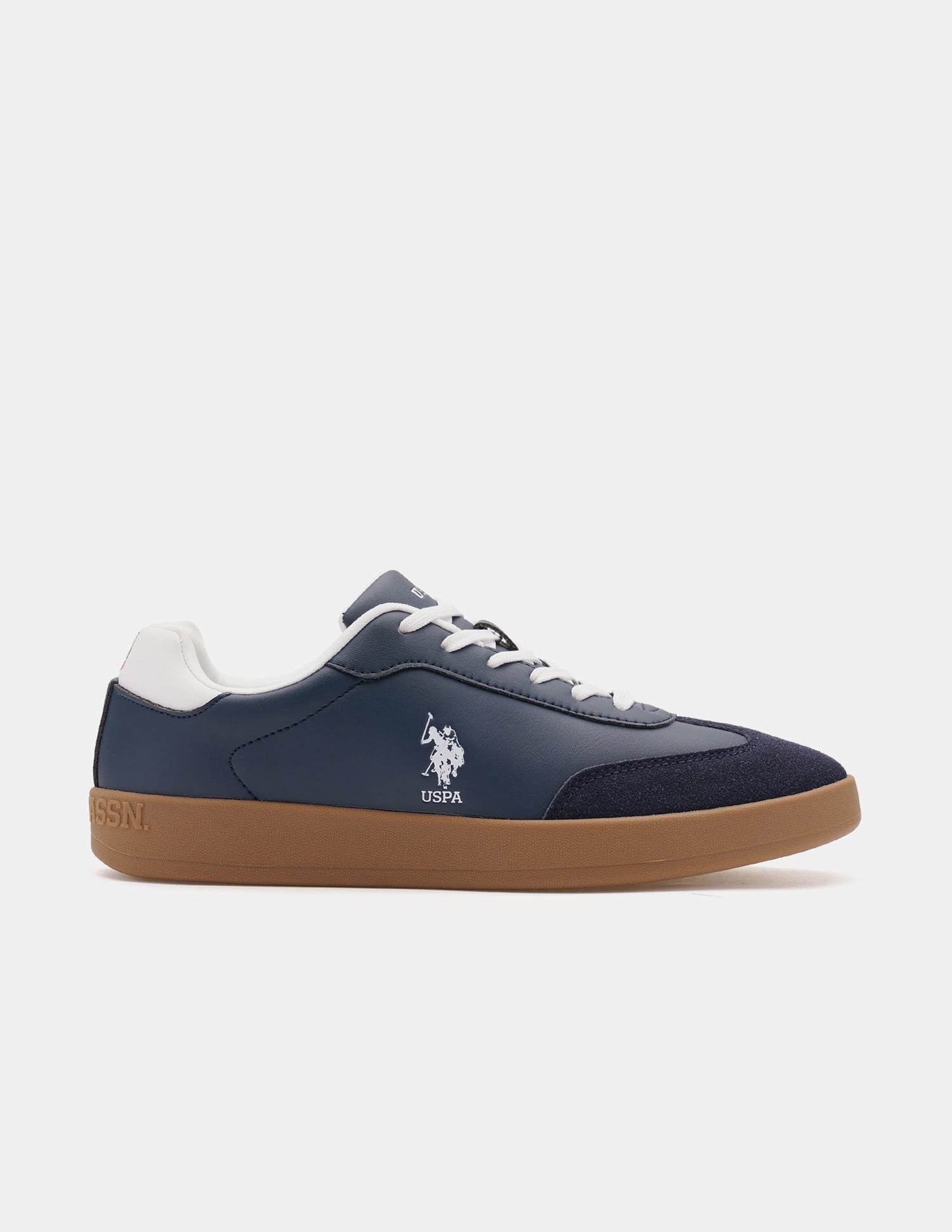 Round Toe Colourblocked Coba Sneakers Navy - U.S. Polo Assn. India | Large