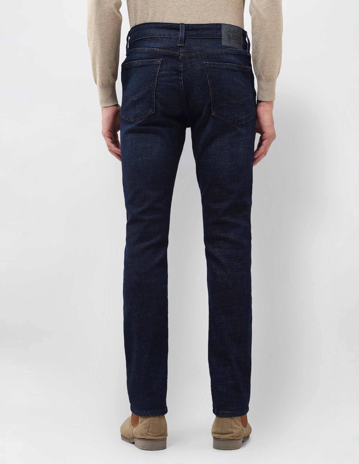 Regallo Skinny Fit Blue Jeans Dark Blue - U.S. Polo Assn. India | Large
