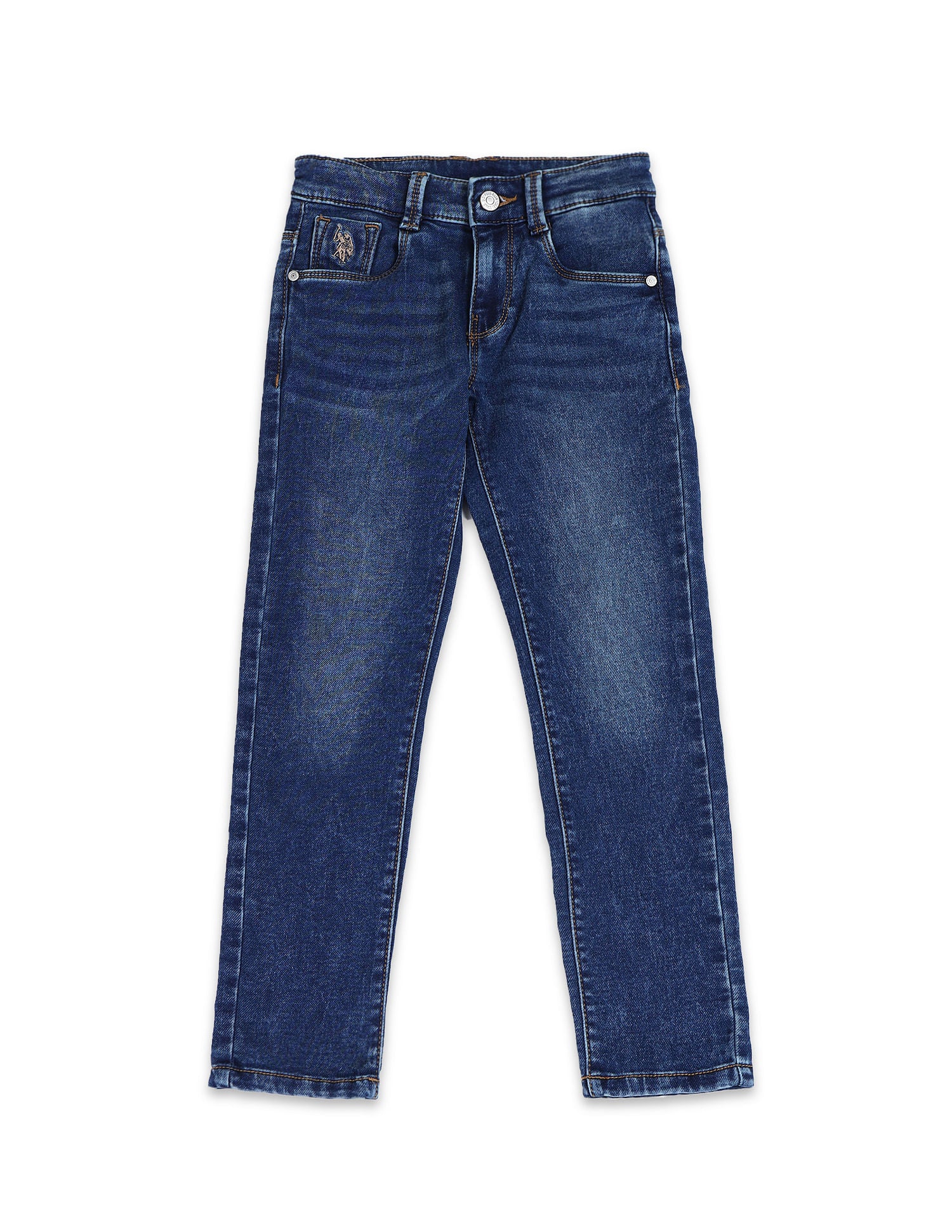 Slim Fit Stone washed Jeans Blue - U.S. POLO ASSN. | Large