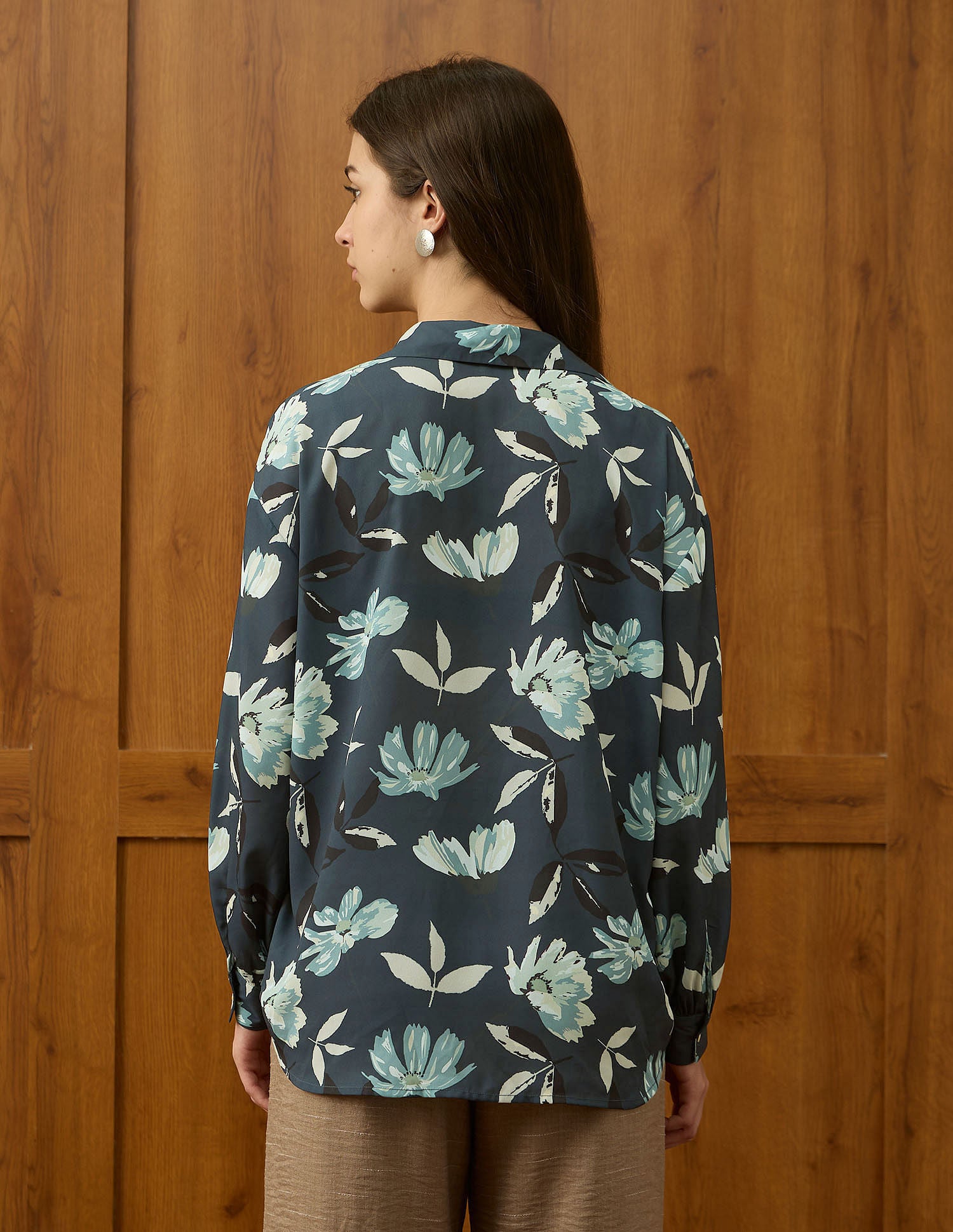 Floral Printed Relaxed Fit Shirt Multi-colour - U.S. POLO ASSN. | Large