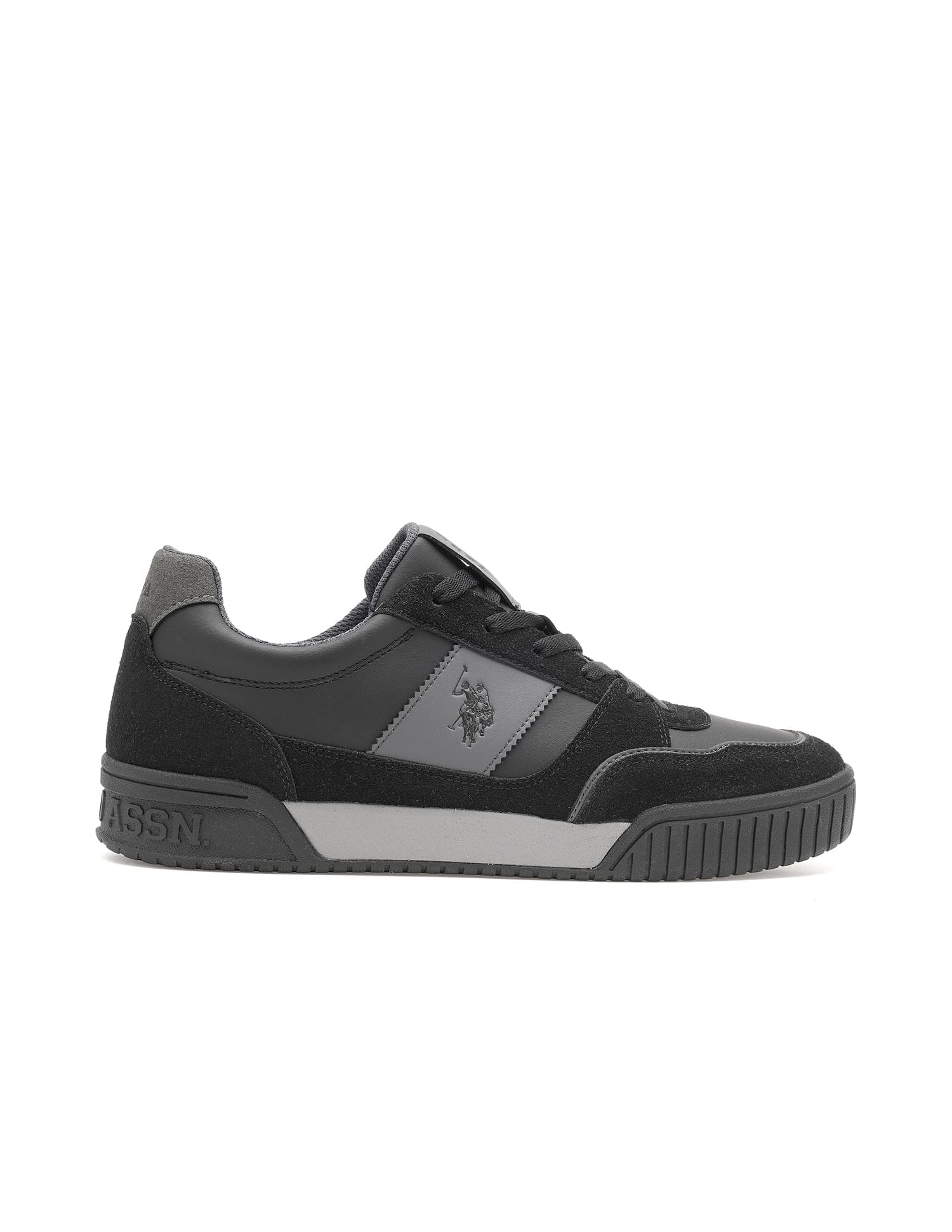 Mens Rever Colourblocked Sneakers Black - U.S. Polo Assn. India | Large