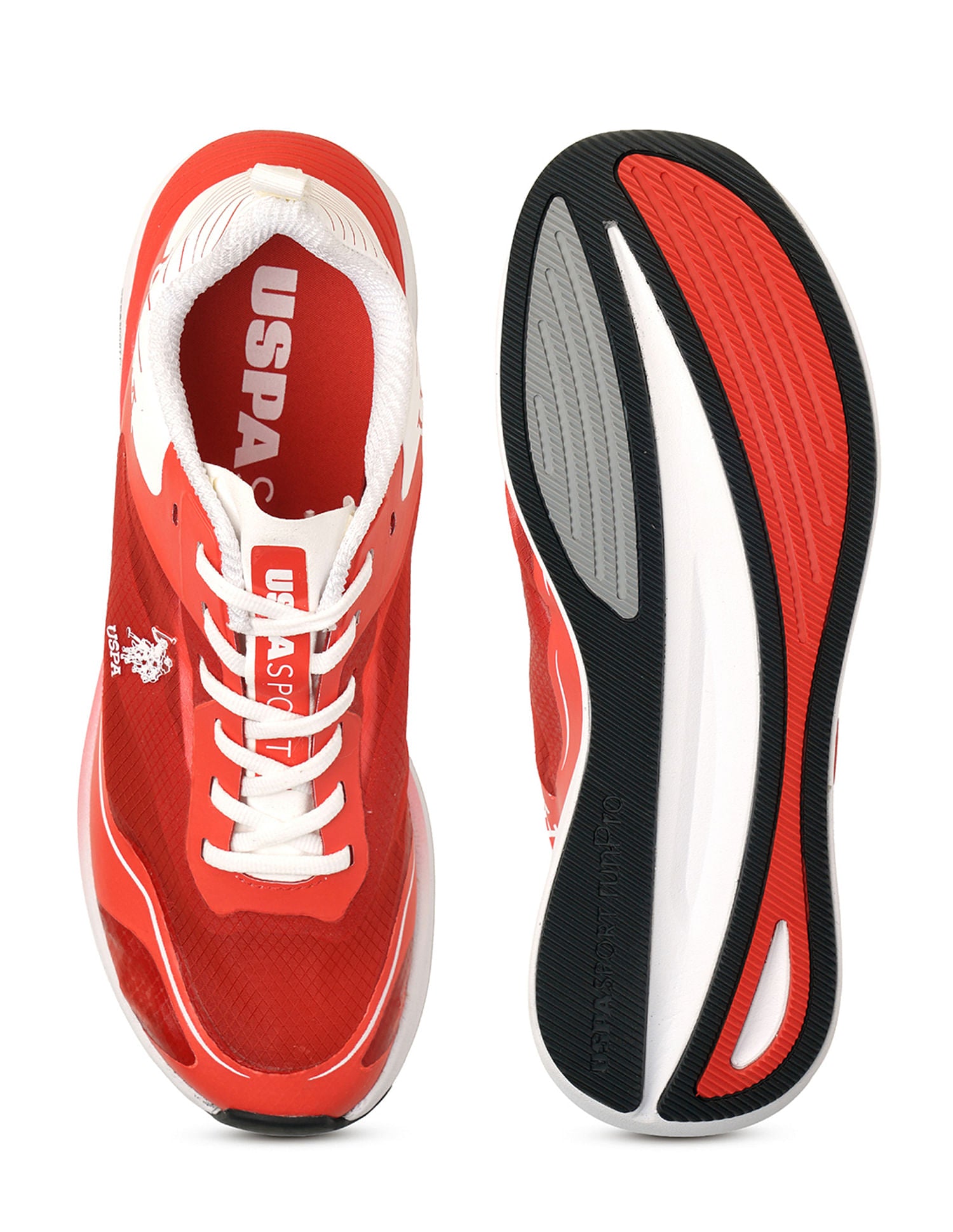Men Henry Red Uspa Sport  Runpro Running Shoes Red - U.S. Polo Assn. India | Large
