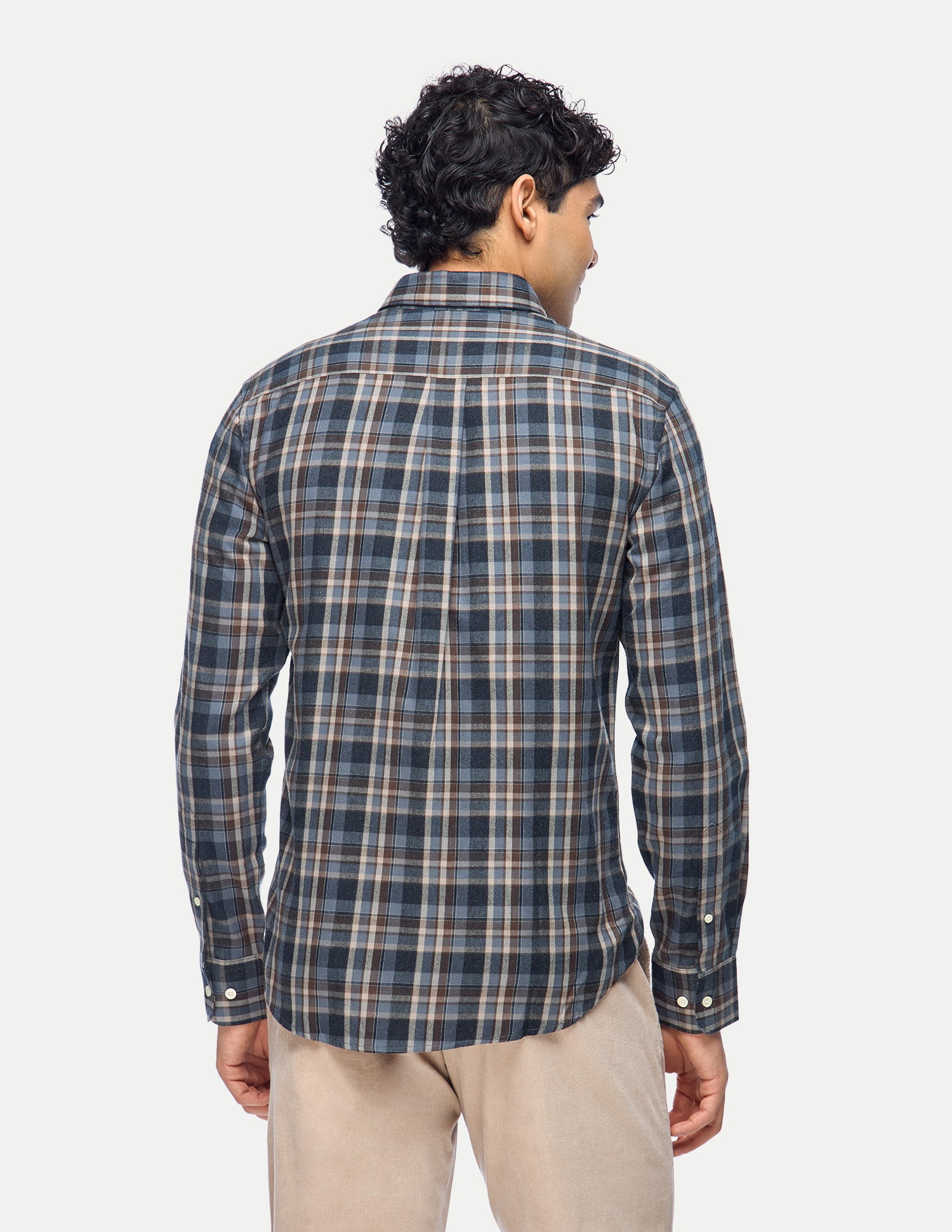 Plaid Checked Twill Shirt Grey - U.S. Polo Assn. India | Large