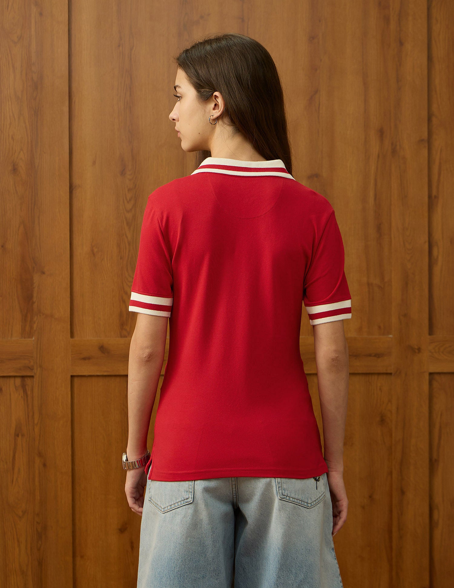 Regular Fit Solid Polo Shirt Red - U.S. POLO ASSN. | Large