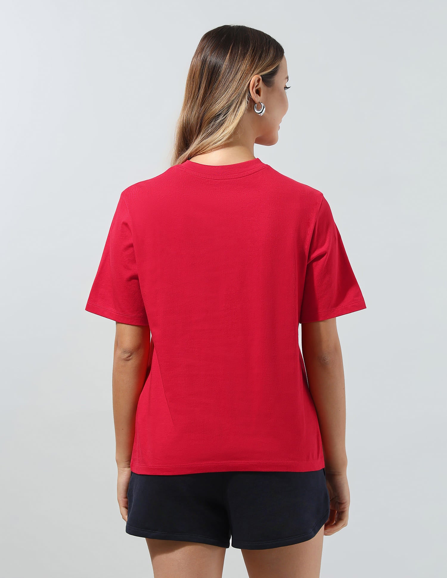 Solid Regular Fit T-Shirt Red - U.S. Polo Assn. India | Large