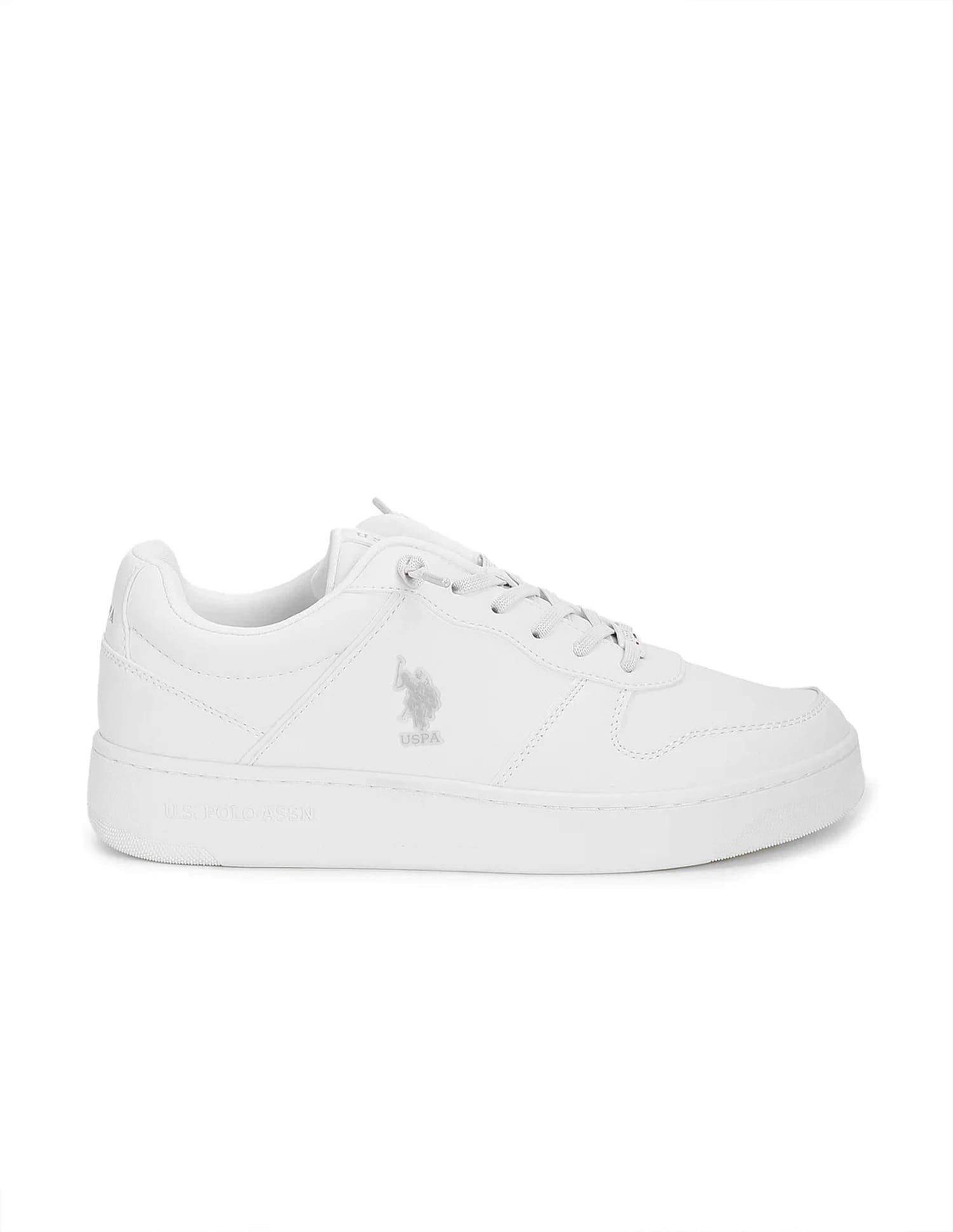 Men Jaxon 2.0 Off White Retro Court Sneakers Off White - U.S. Polo Assn. India | Large