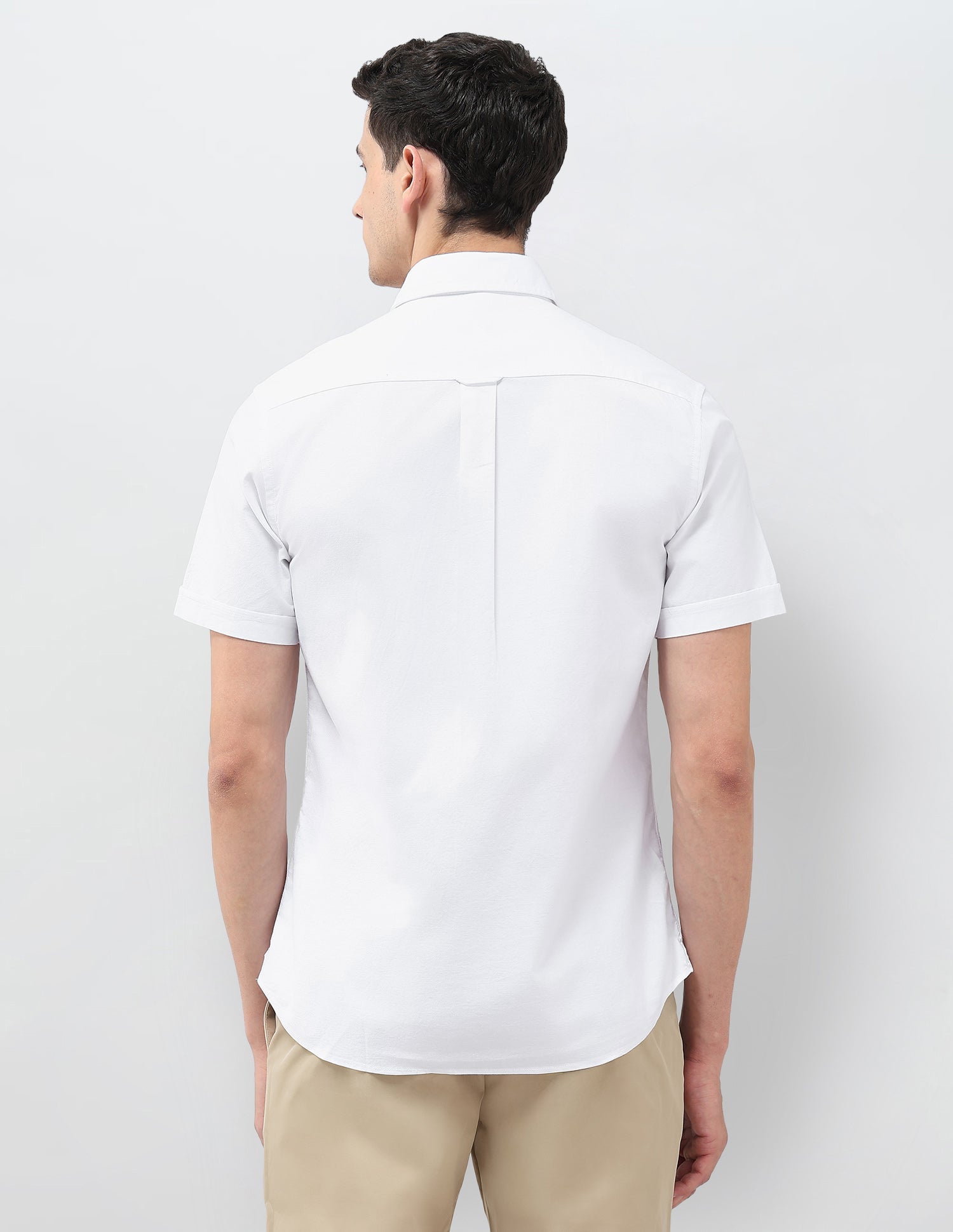 Tailored Fit Oxford Shirt White - U.S. Polo Assn. India | Large