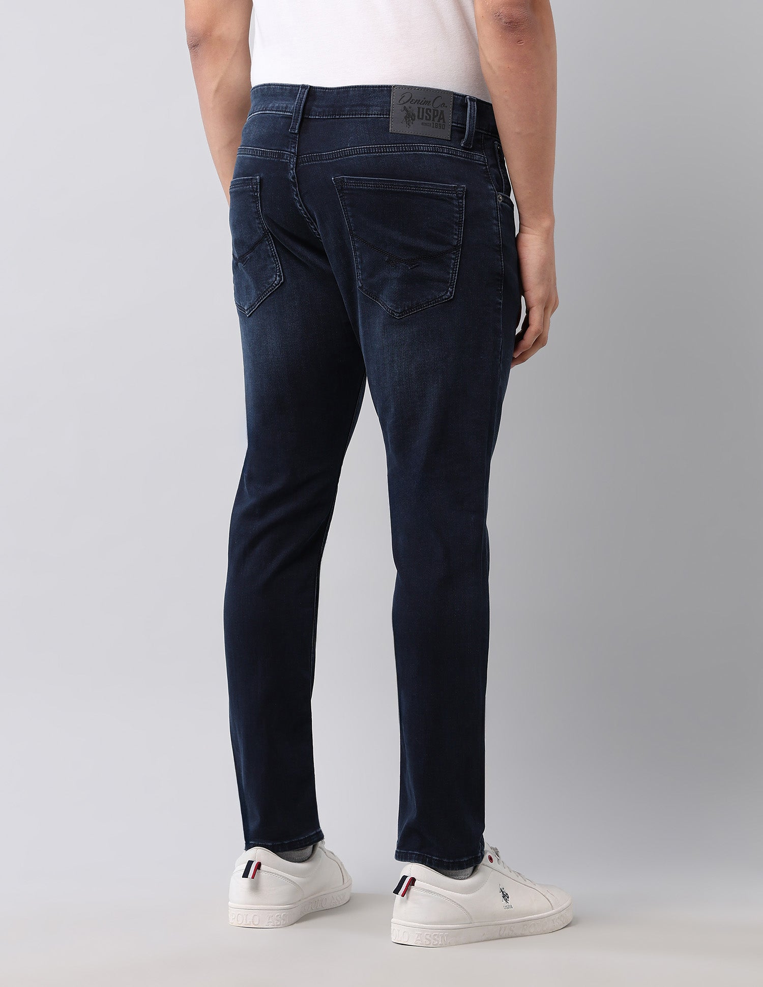 Henry Tapered Fit Blue Jeans Dark Wash - U.S. Polo Assn. India | Large