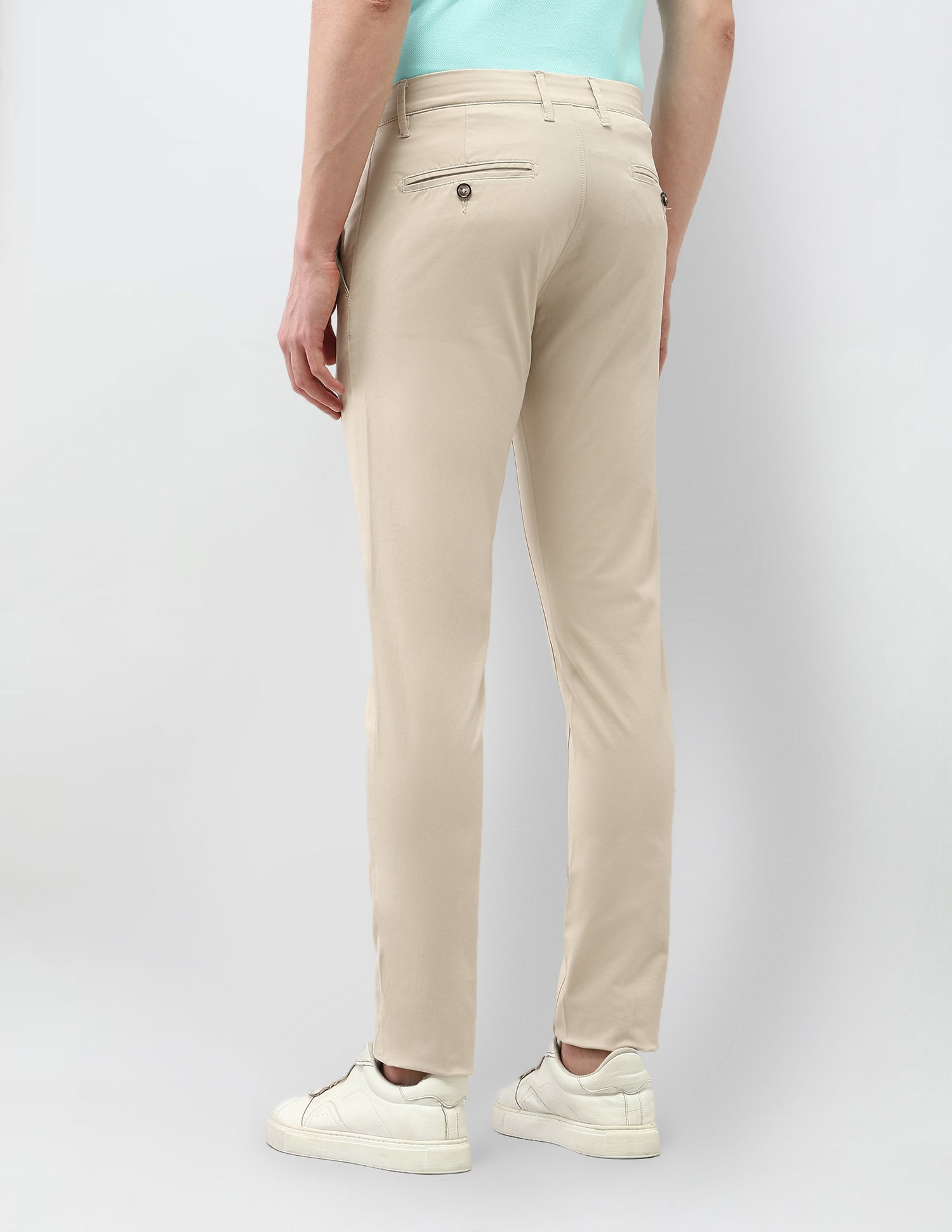 Austin Trim Regular Fit Satin Trousers Beige - U.S. Polo Assn. India | Large
