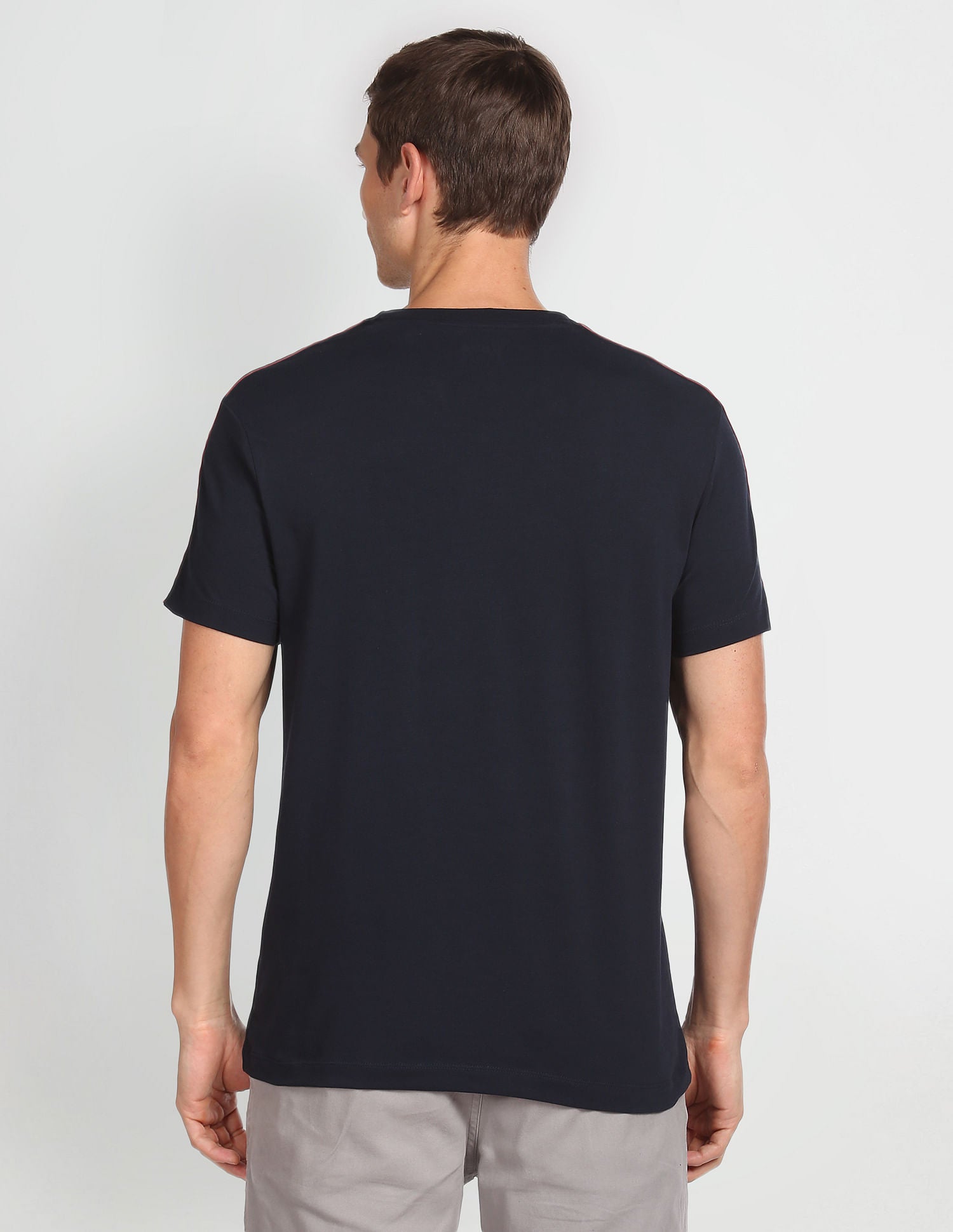 Brand Taped Solid T-Shirt Navy - U.S. POLO ASSN. | Large