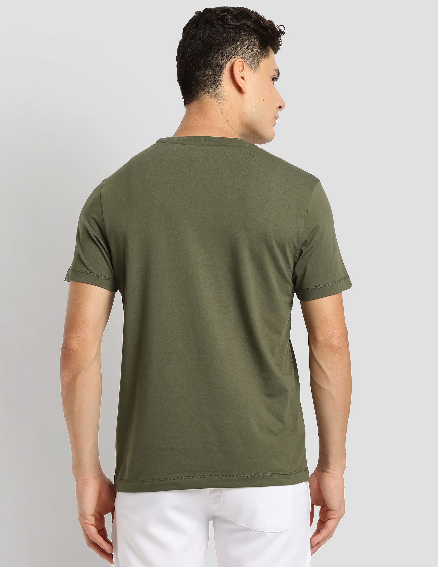 Durable Athletic T-Shirt Olive - U.S. Polo Assn. India | Large