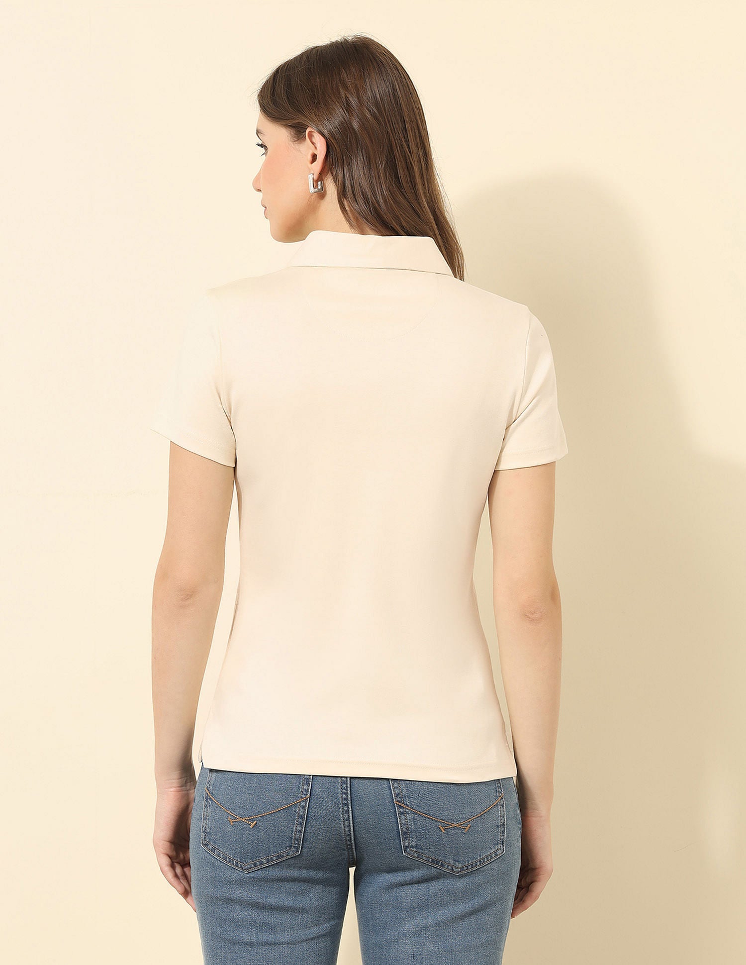 Regular Fit Polo Shirt Ecru - U.S. POLO ASSN. | Large