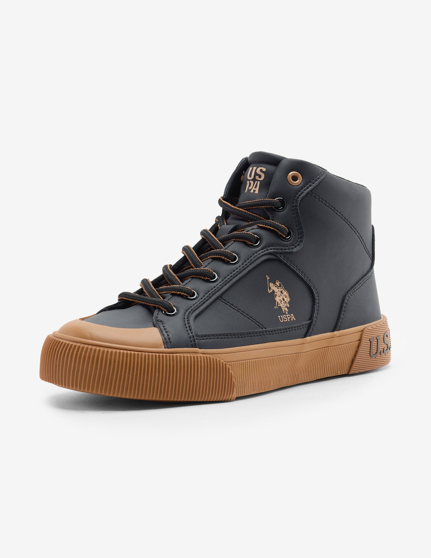 Ricon Mid Top Sneakers Black - U.S. Polo Assn. India | Large