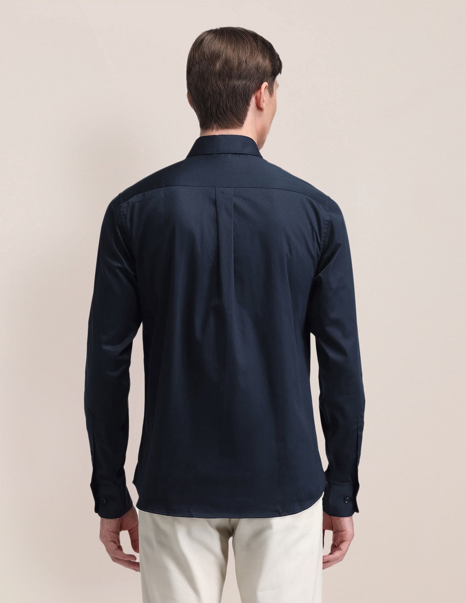 Tailored Fit Satin Shirt Blue - U.S. POLO ASSN. | Large