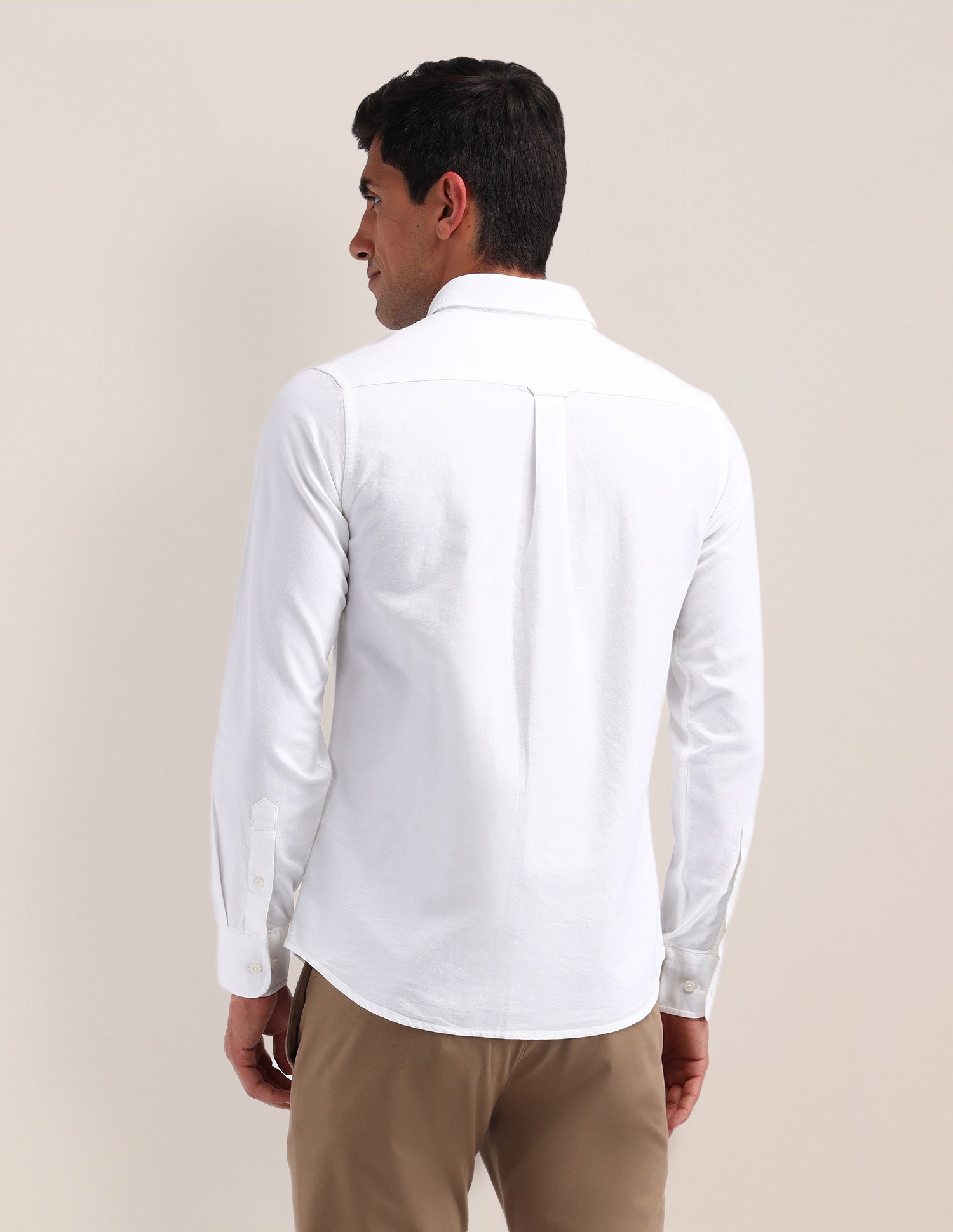 Horizontal Striped Oxford Shirt White - U.S. POLO ASSN. | Large