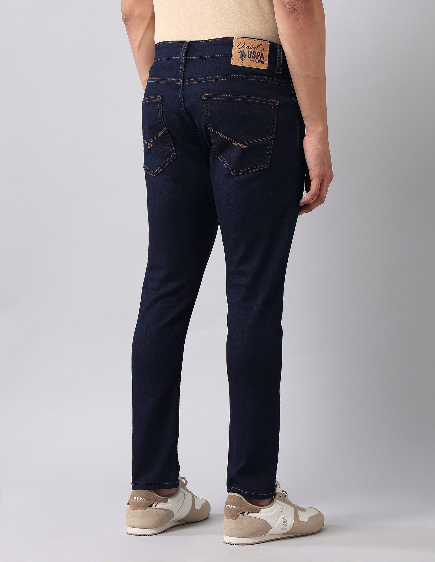 Henry Tapered Fit Blue Jeans Dark Blue - U.S. Polo Assn. India | Large