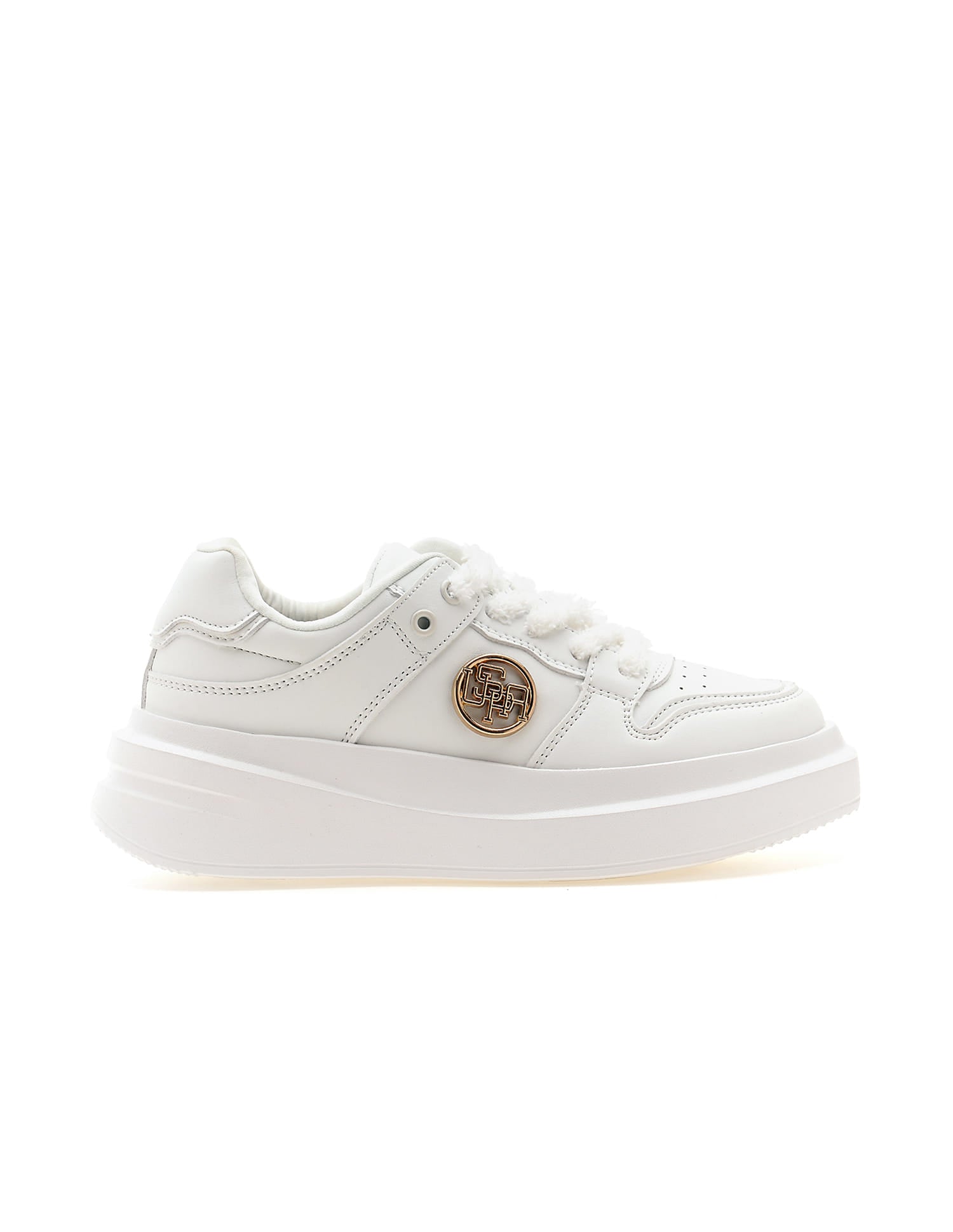 Burna White Light Weight Sneaker Shoes White - U.S. Polo Assn. India | Large