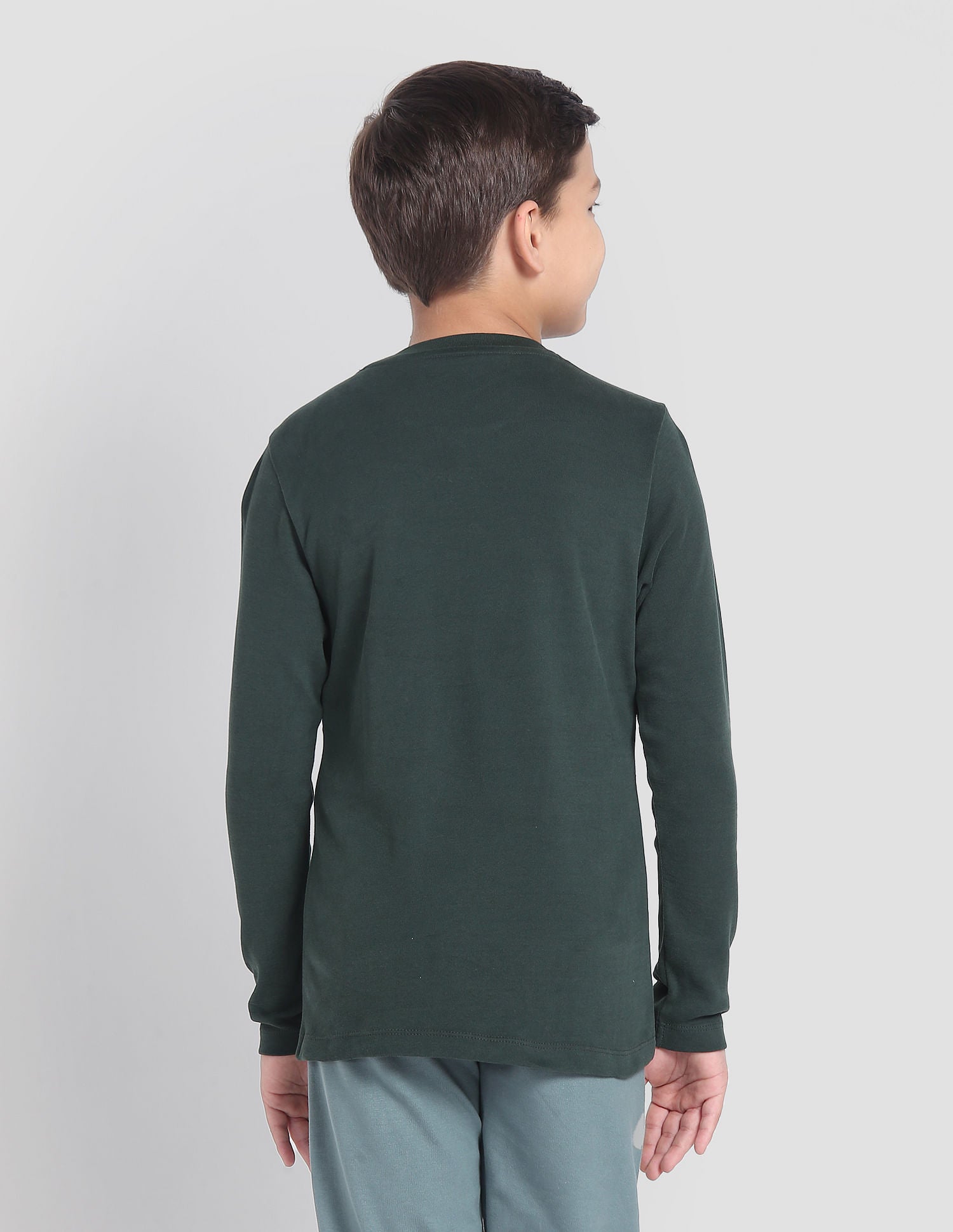 Cotton OKE01 Lounge T-Shirt - Pack Of 1 Dark Green - U.S. POLO ASSN. | Large
