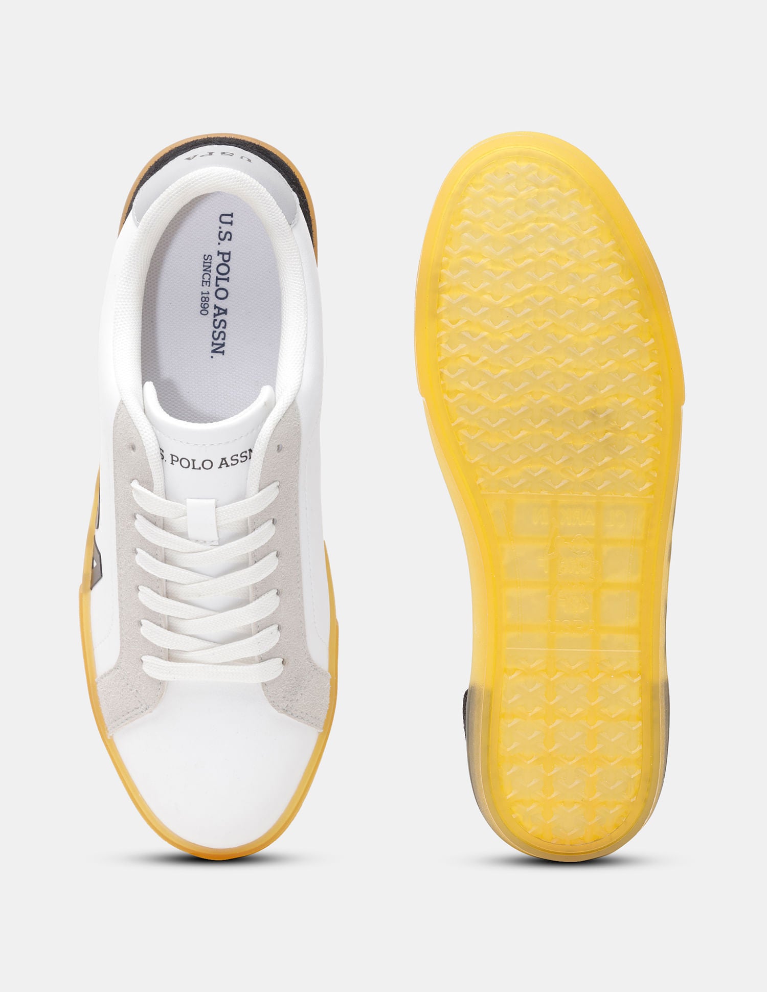 Men Ragnar Round Toe Sneakers White - U.S. POLO ASSN. | Large