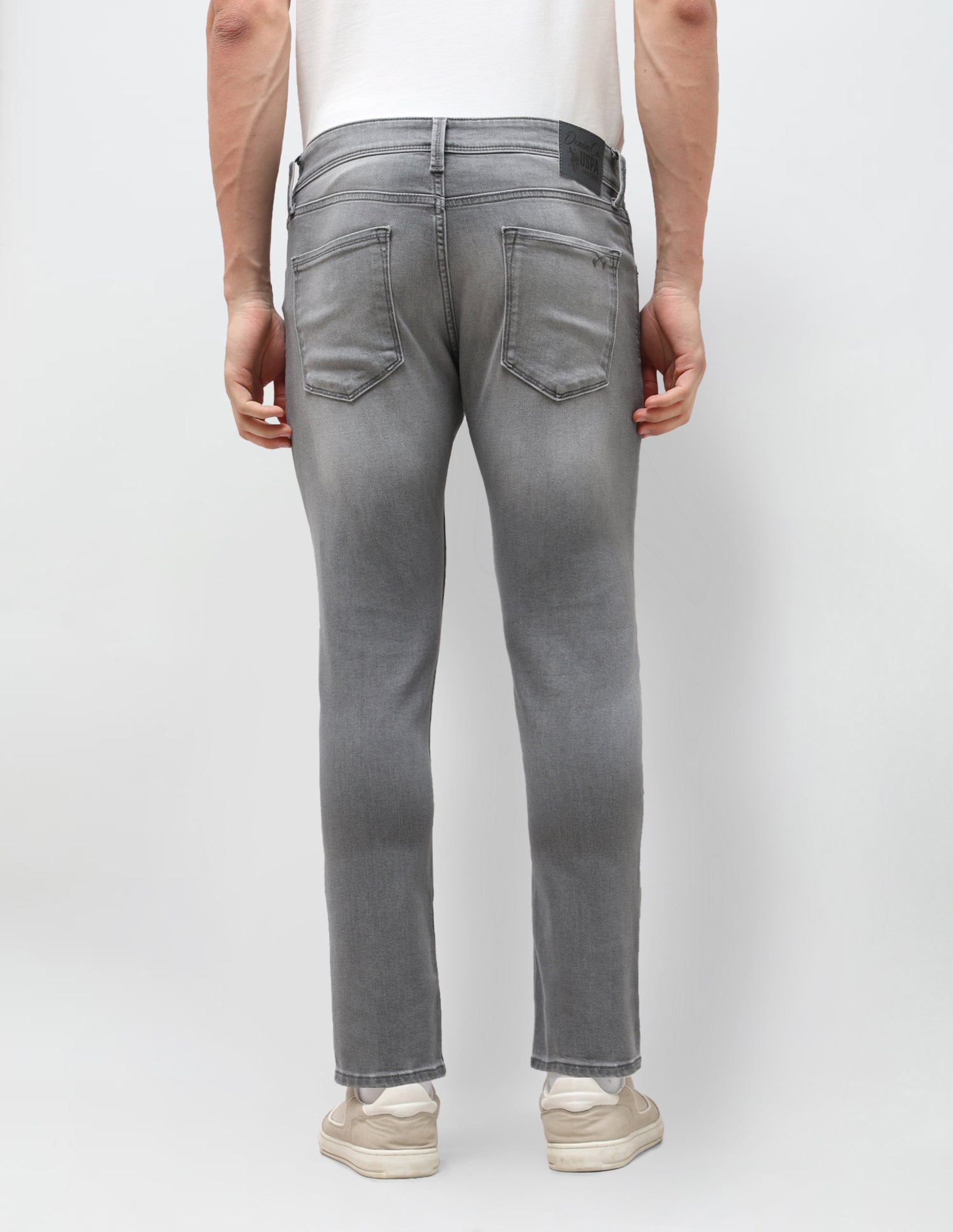 Henry Tapered Fit Grey Jeans Washed Grey - U.S. Polo Assn. India | Large