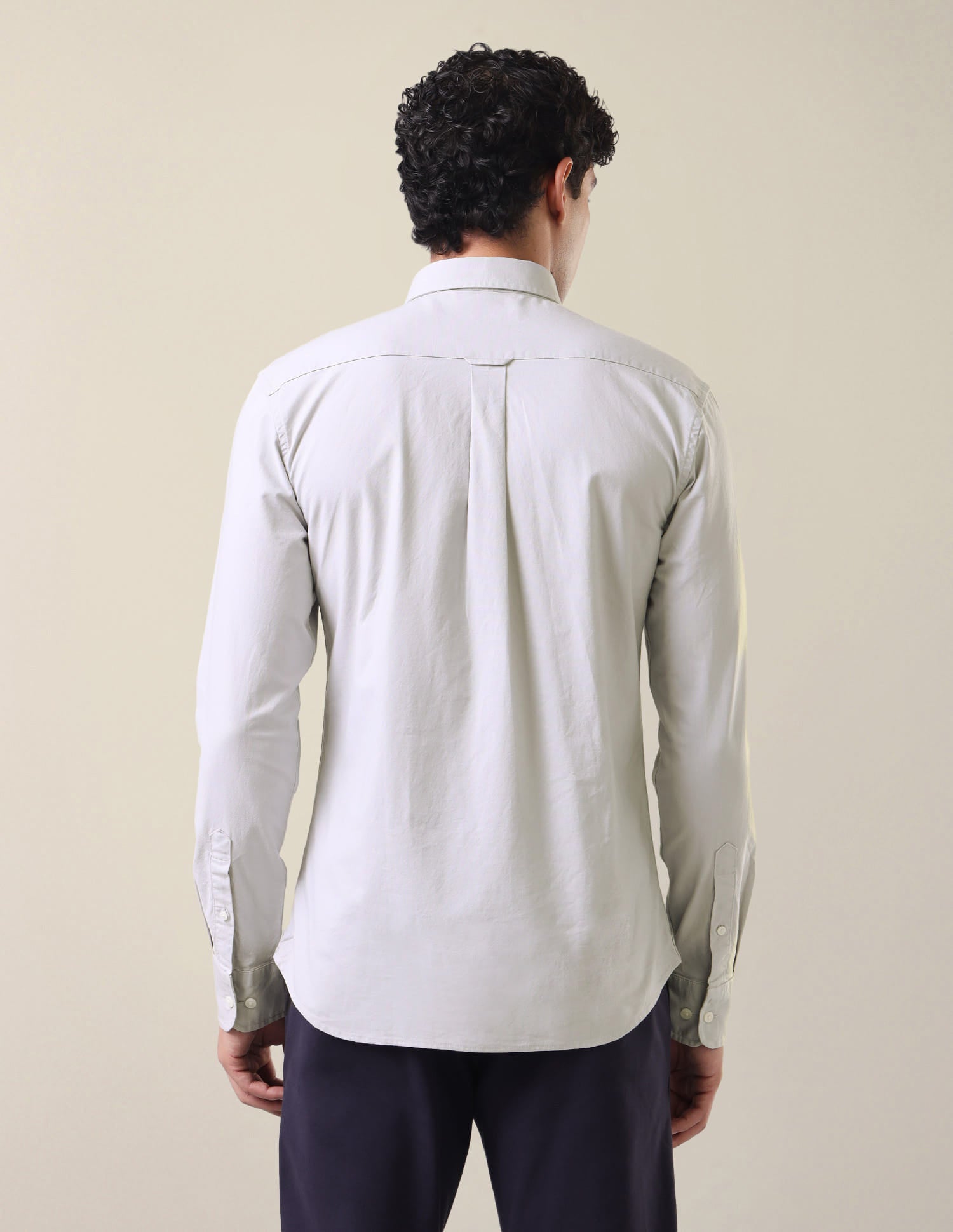 Casa De Campo Solid Shirt Light Grey - U.S. Polo Assn. India | Large