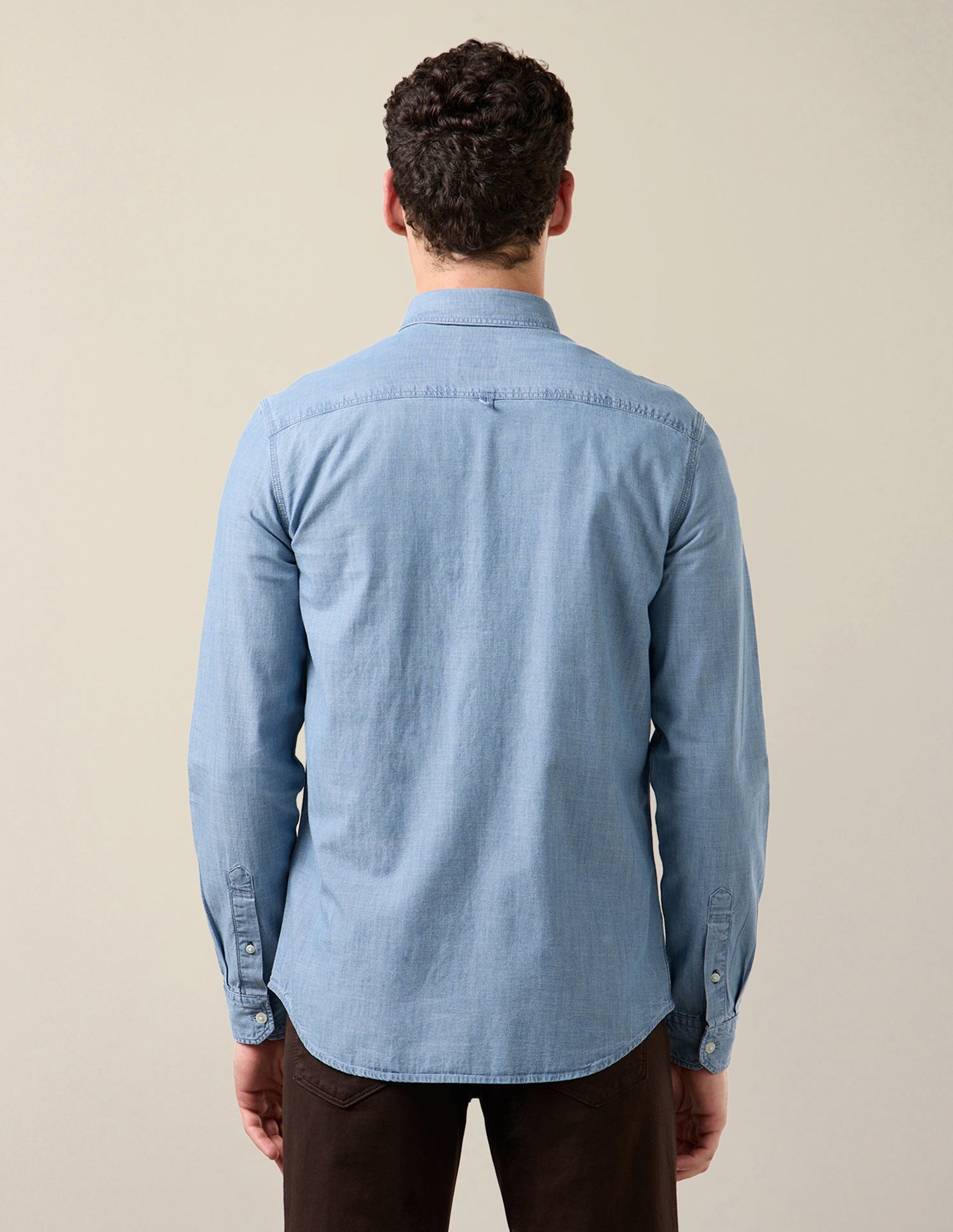 Solid Regular Fit Shirt Indigo - U.S. Polo Assn. India | Large