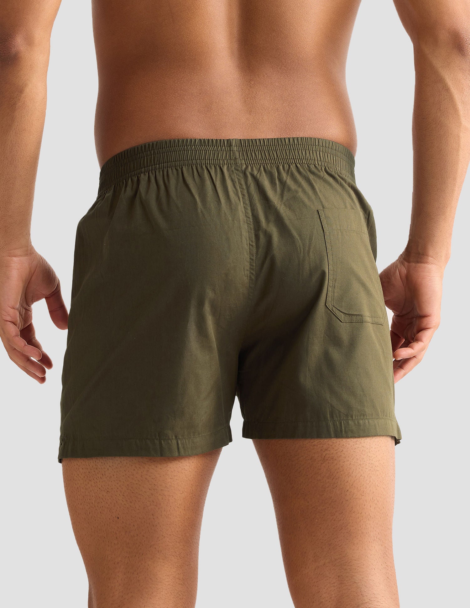 Pure Cotton OEX04 Boxer Shorts - Pack Of 1 Olive - U.S. POLO ASSN. | Large